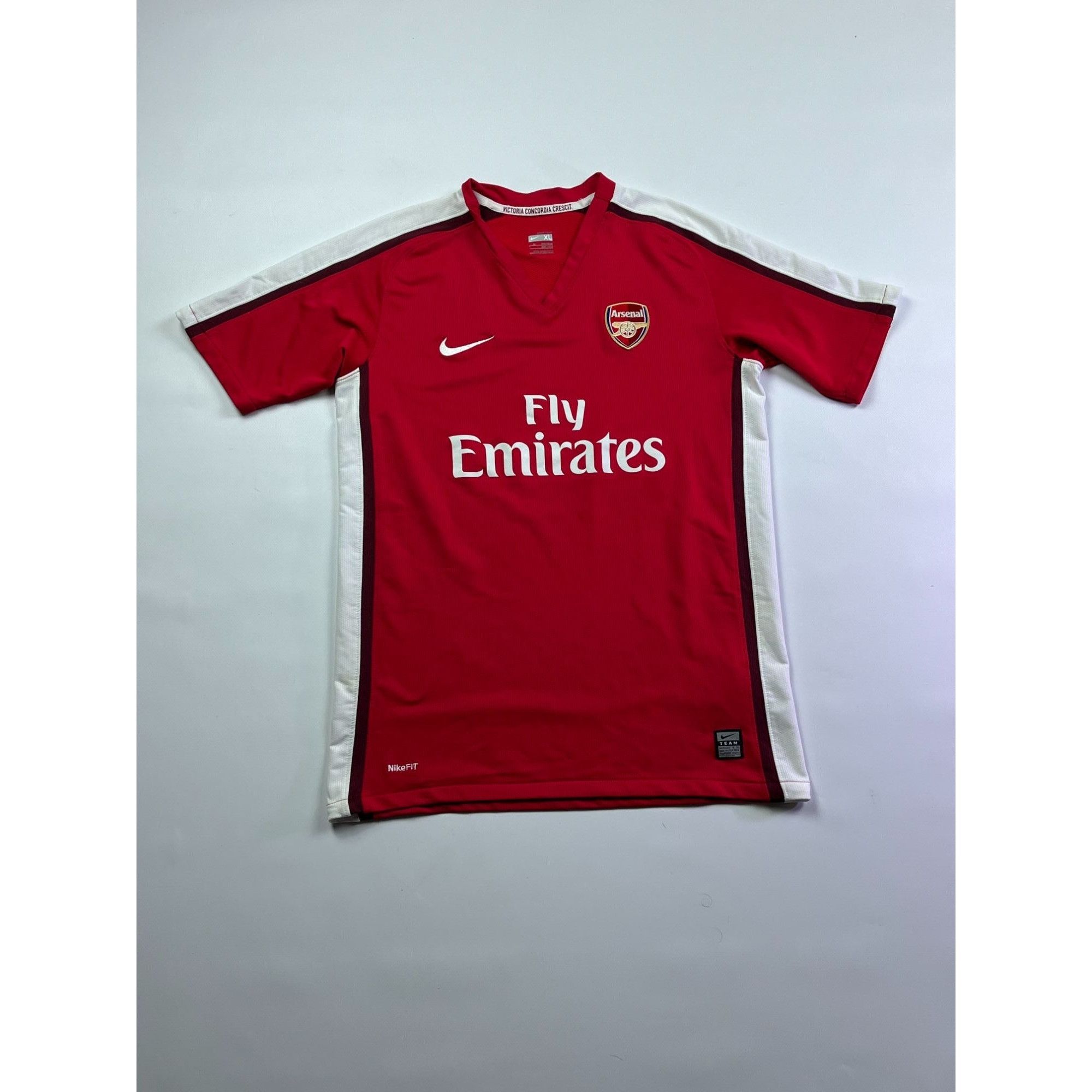 Nike × Vintage Nike Arsenal 08/10 Home Jersey Size US S / EU 44-46 / 1 - 1 Thumbnail