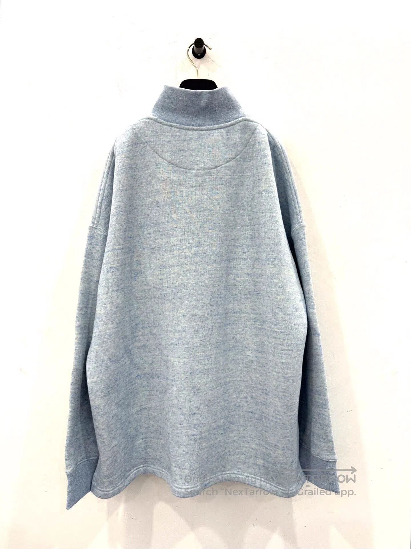Loewe light blue embroidered logo long-sleeve sweatshirt. Size US L / EU 52-54 / 3 - 3 Thumbnail