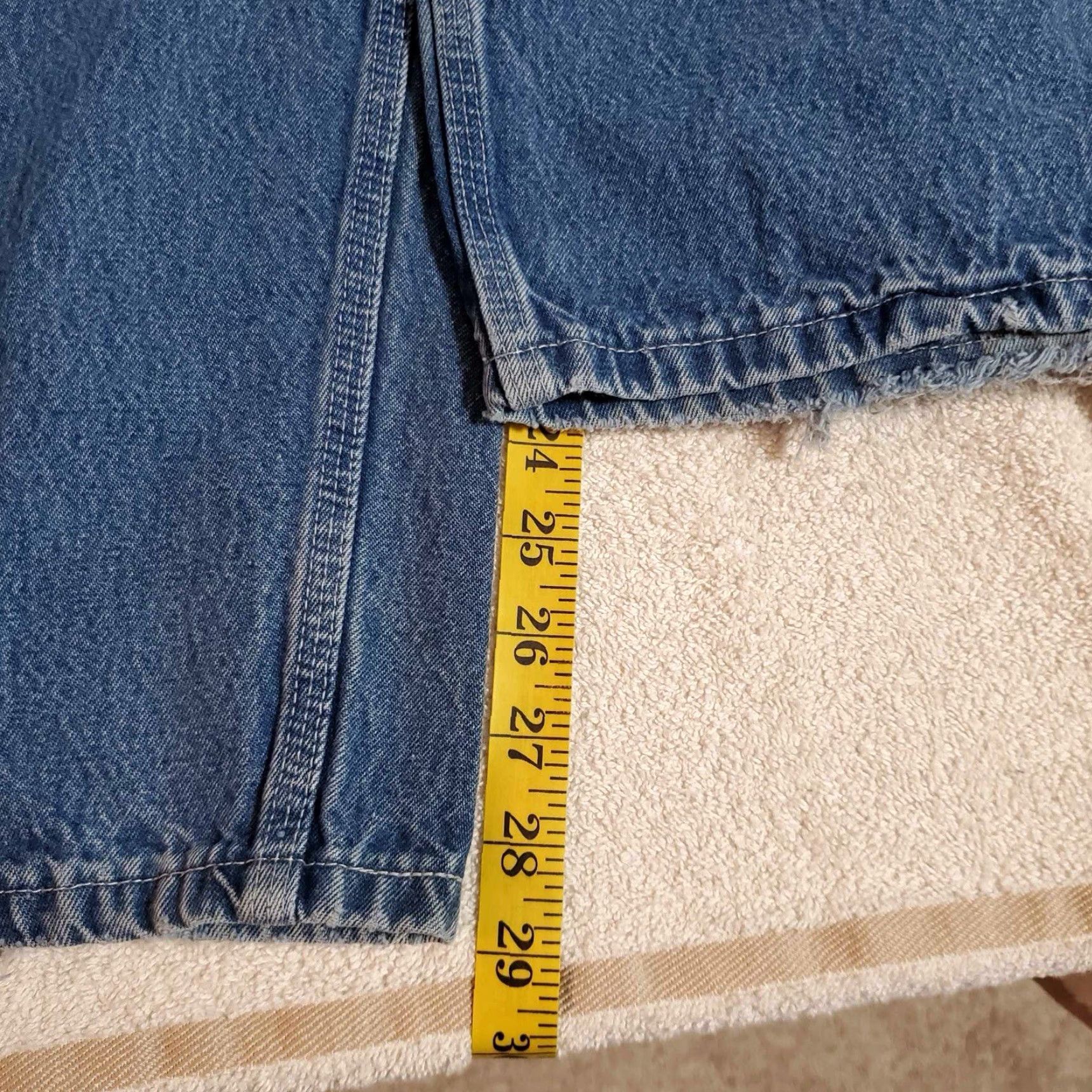 Carhartt VINTAGE Carhartt Jeans B13 DST Carpenter Pocket 40 X 29 Mens Blue Straight 40 29 Mens Jeans Pockets Carhartt Size US 40 / EU 56 - 5 Thumbnail