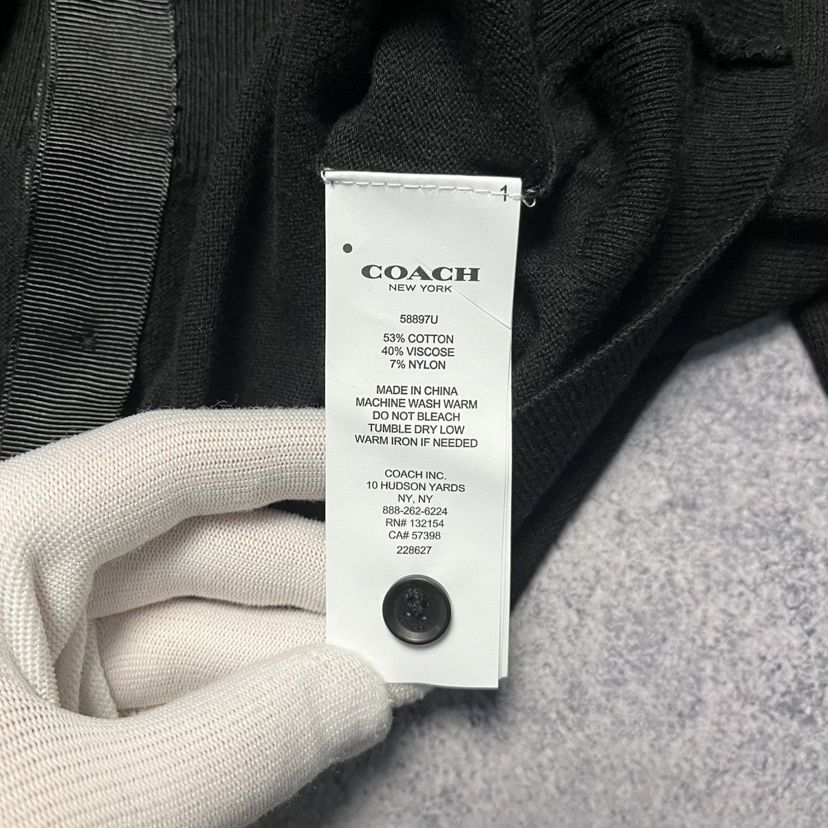 Coach Coach Black Cardigan Sweater Luxury Designer Size XXS / US 00 / IT 34 - 6 Thumbnail