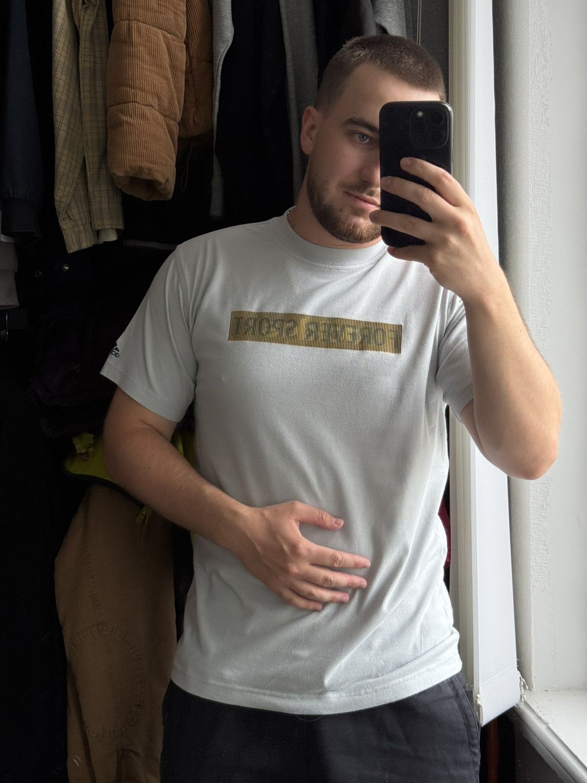Adidas Adidas vintage Gradient logo 00s tee forever sport Size US M / EU 48-50 / 2 - 5 Thumbnail