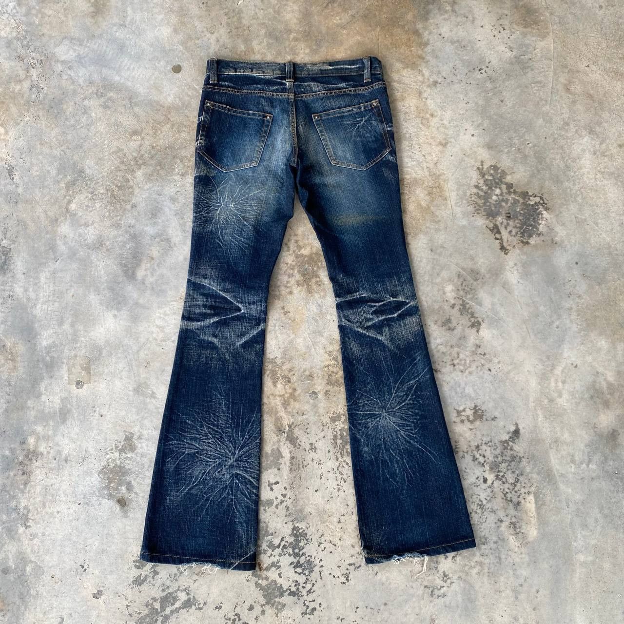 Japanese Brand FLARED JAPAN MODERN LOVERS RUSTY STARBURST GHOSTCLAW MARK Size US 28 / EU 44 - 10 Thumbnail