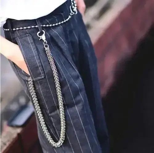 Jewelry Motorcycle Cars Keychain Metal Wallet Belt Chain Size ONE SIZE - 5 Thumbnail