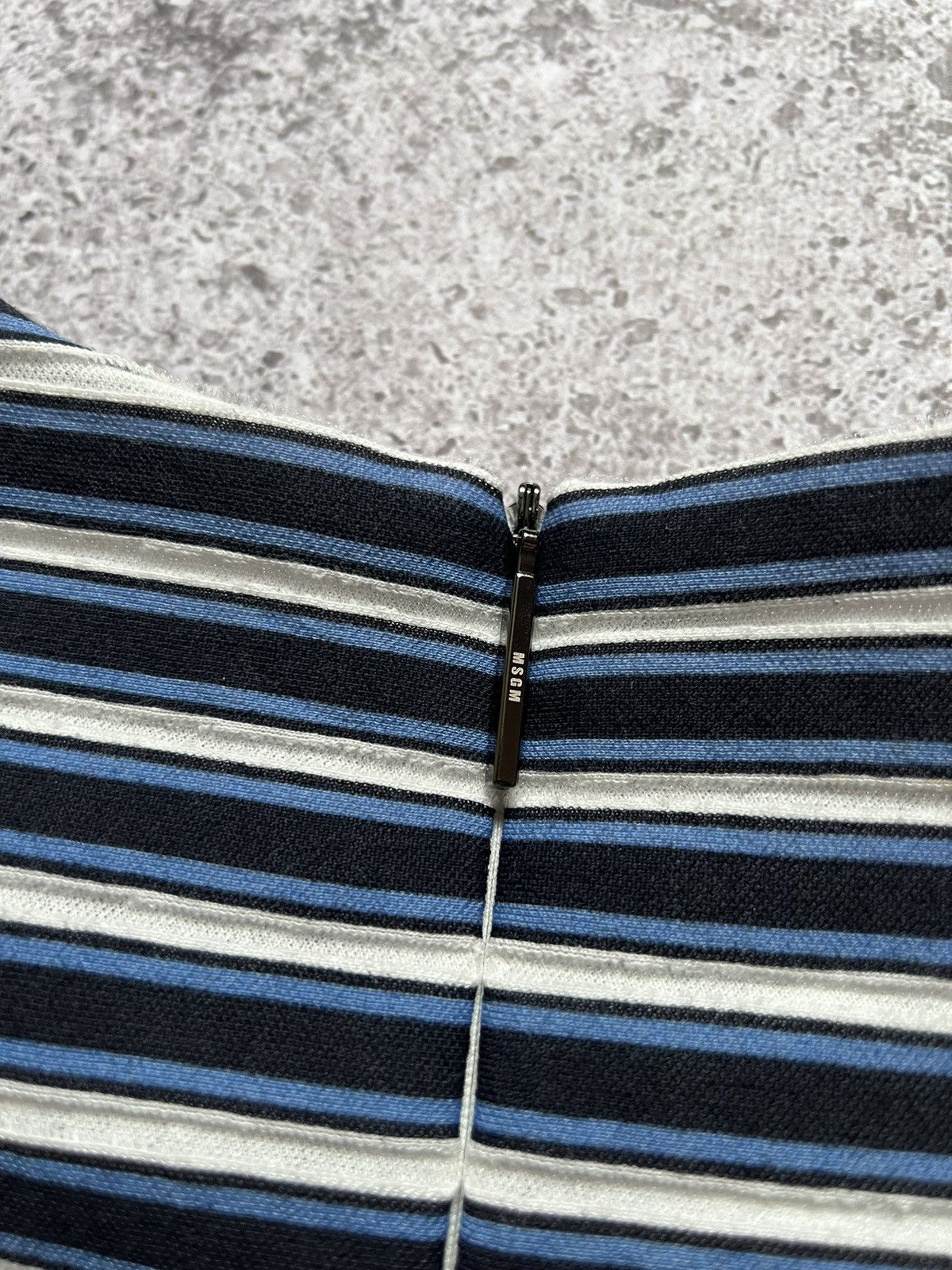 MSGM MSGM Milano Striped Ruffle Short Sleeve Top Size M / US 6-8 / IT 42-44 - 20 Thumbnail