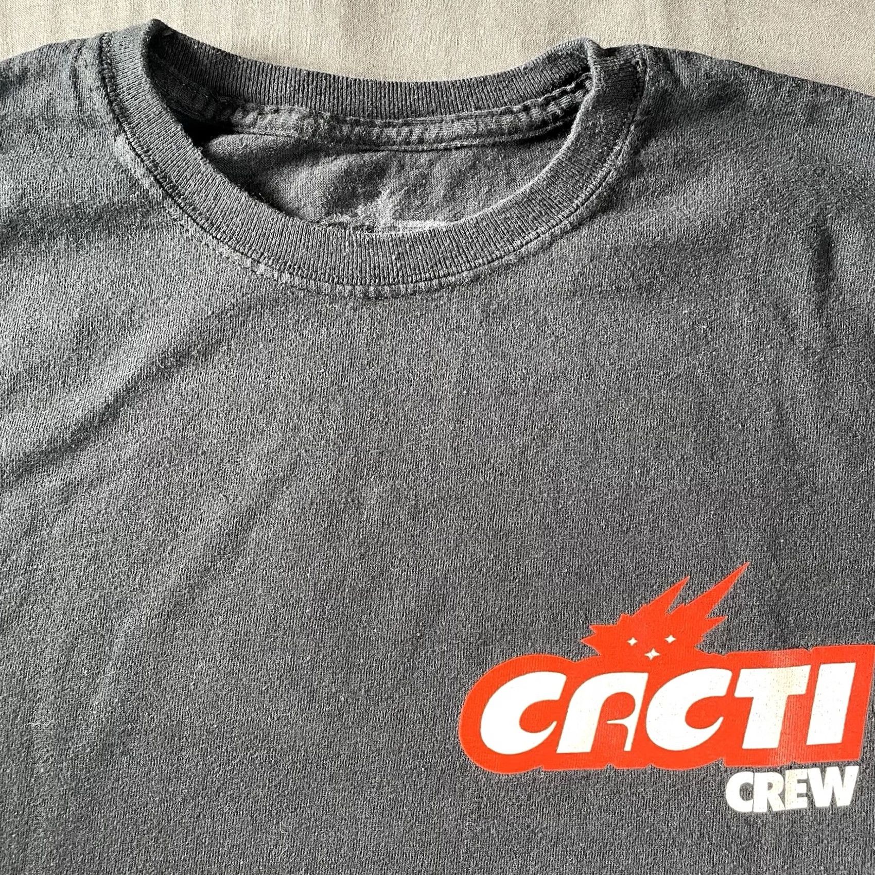 Travis Scott Travis Scott Cacti Crew Black T Shirt Short Sleeve Size S Mens Regular Cotton Logo Hip Hop 90s? Size US S / EU 44-46 / 1 - 2 Thumbnail