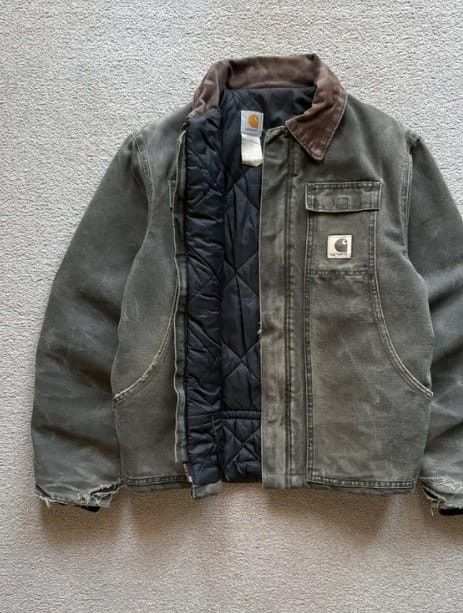 Carhartt Vintage 1990s Carhartt ‘C26 MOS’ (Moss Green) Quilted Size US M / EU 48-50 / 2 - 3 Thumbnail
