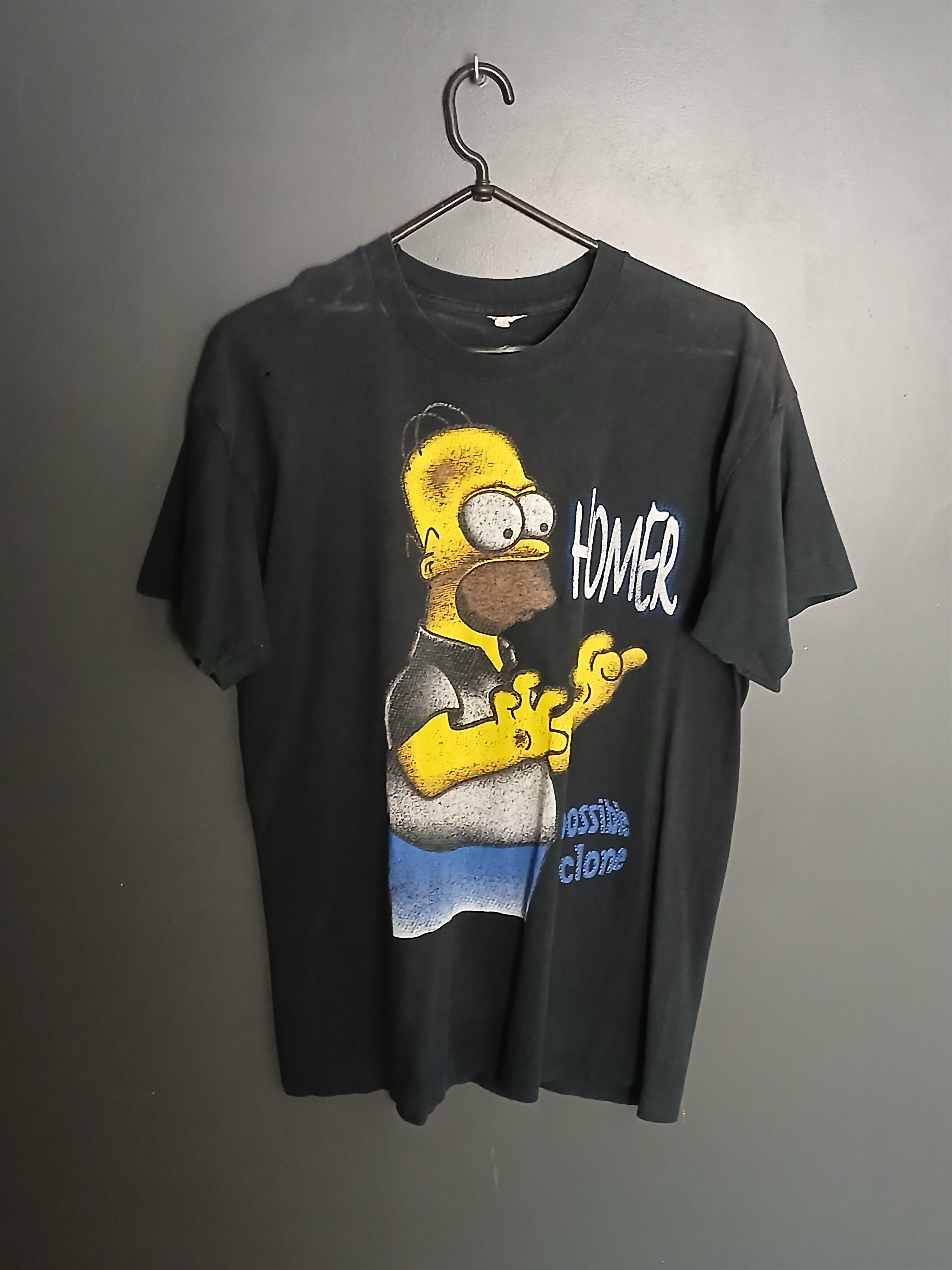 Cartoon Network × The Simpsons × Vintage Vintage The Simpsons Homer Simpson Single Stitch T-Shirt Size US M / EU 48-50 / 2 - 1 Thumbnail