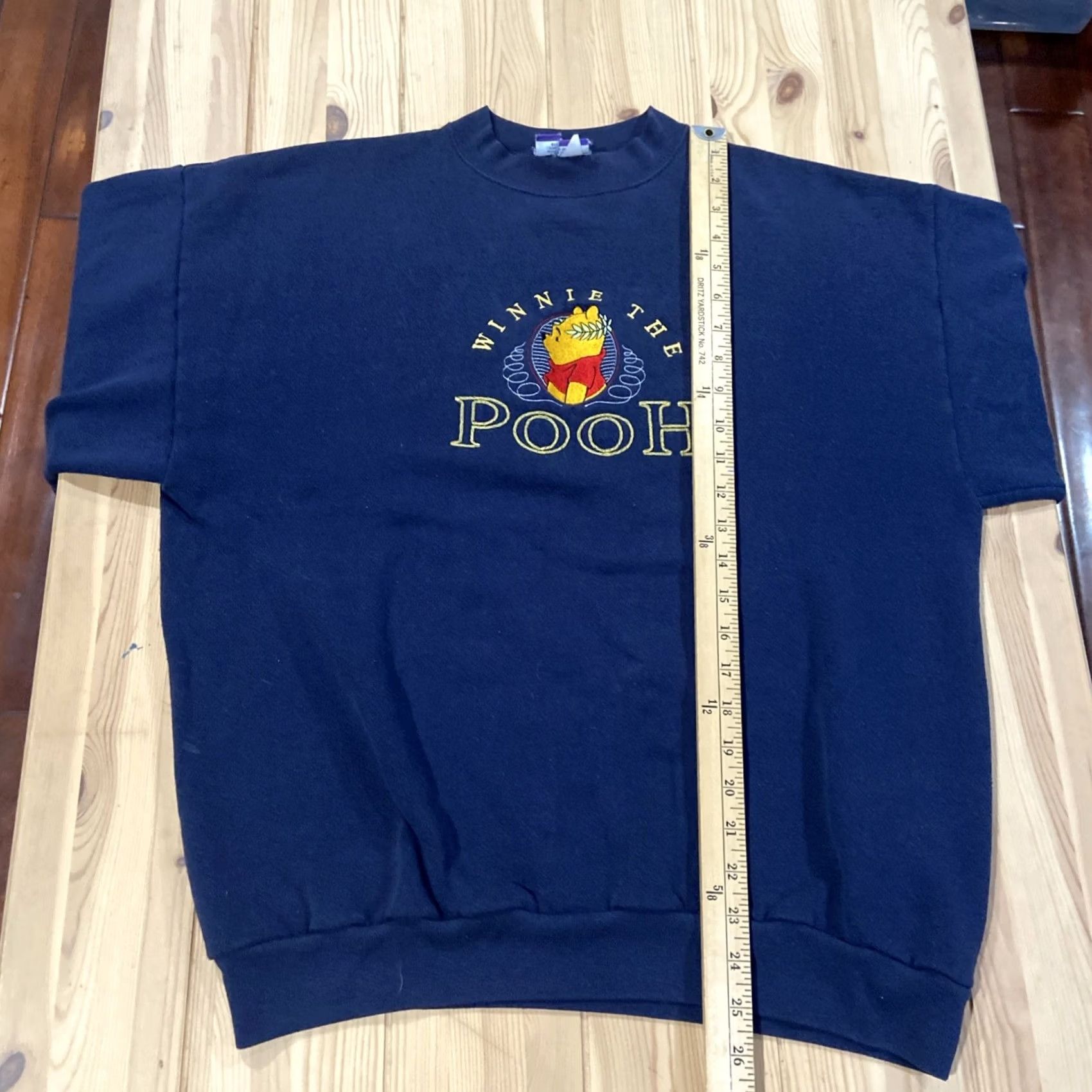 Disney VTG 1990s Winnie The Pooh Disney Sweatshirt 100 Acre Wood Collection Womens L Multicolor Pullover Sweatshirt Womens Mens Girls Boys Size L / US 10 / IT 46 - 6 Thumbnail