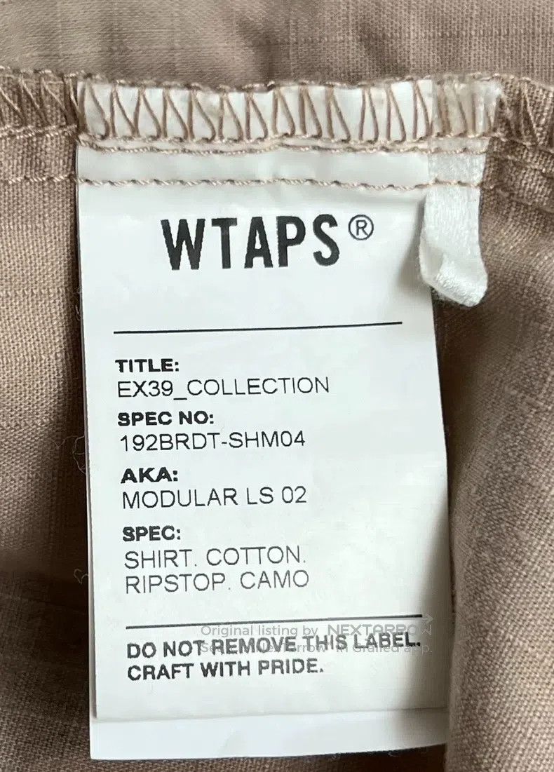 Wtaps Wtaps Desert Camo Ten Bag Shirt Military Style Jacket Size US M / EU 48-50 / 2 - 3 Thumbnail
