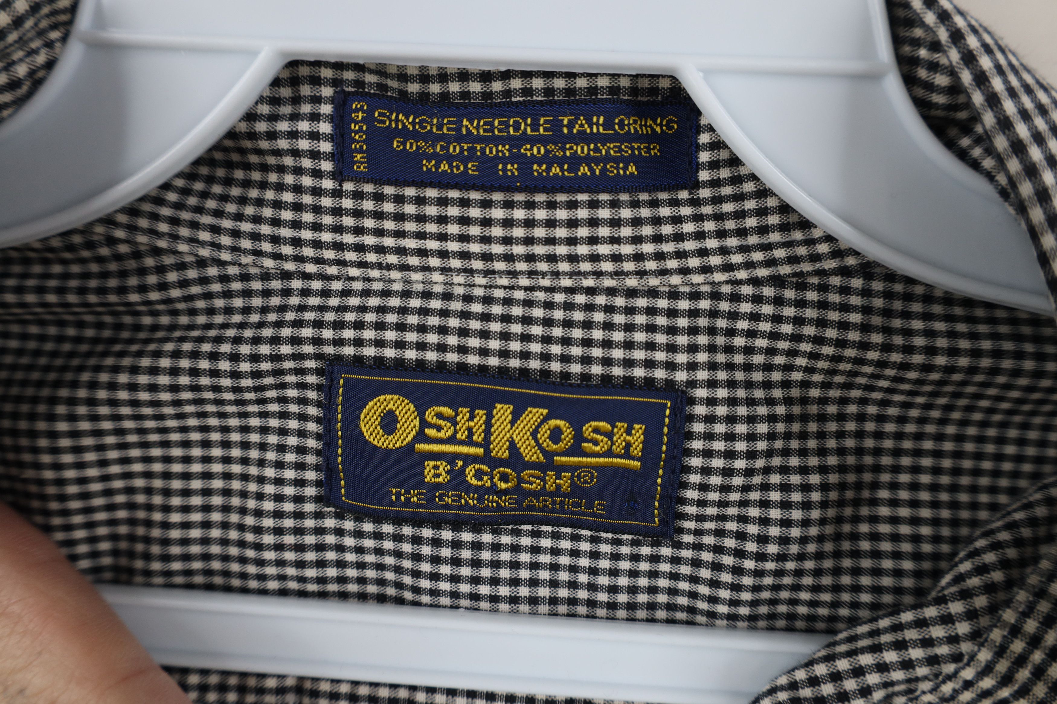 Vintage Vintage 90s OshKosh B'Gosh Short Sleeve Button Down Shirt Size US M / EU 48-50 / 2 - 6 Thumbnail