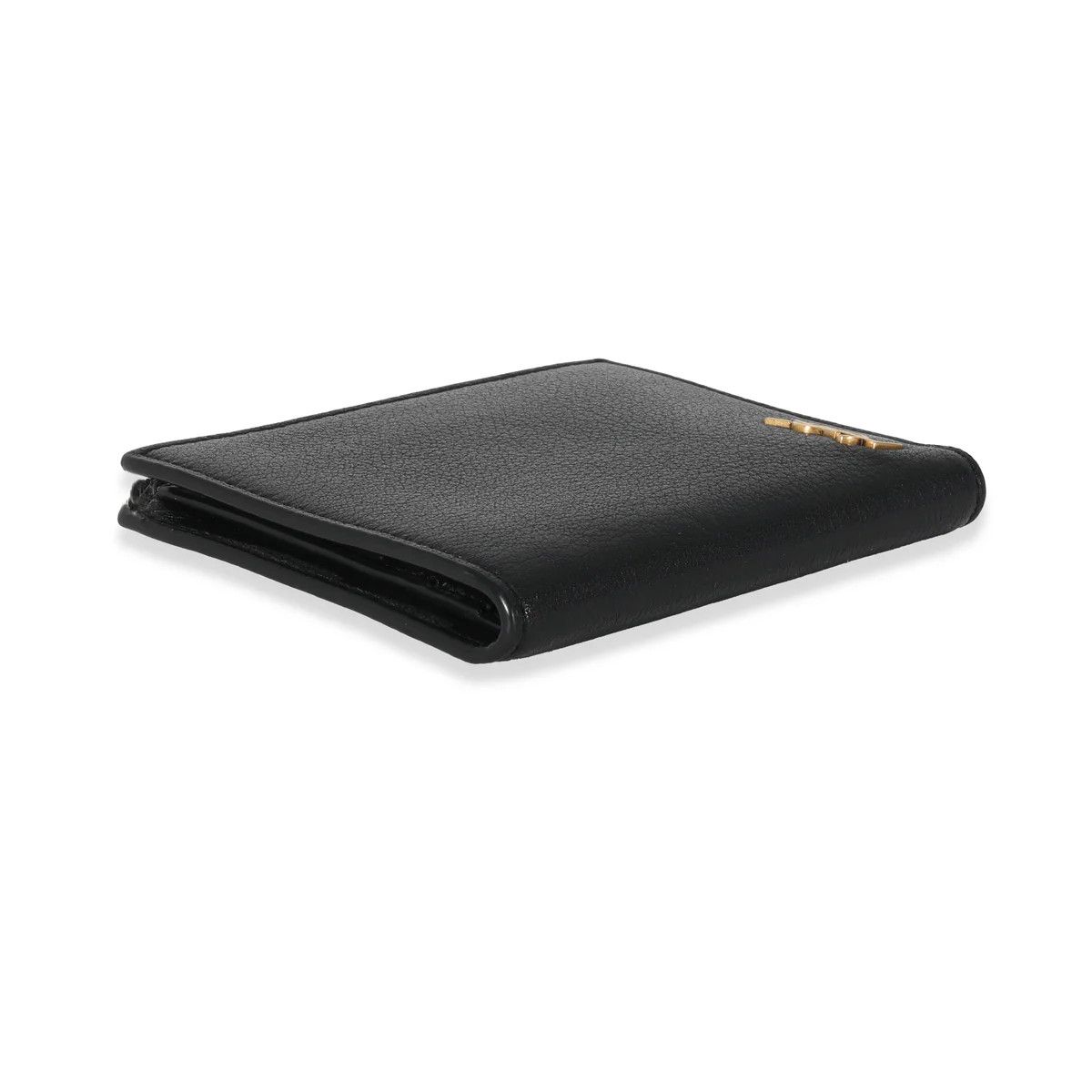 Saint Laurent Paris o1b1hav110924 Size: OS / Tiny BI-Fold ID Wallet in Black Size ONE SIZE - 6 Thumbnail