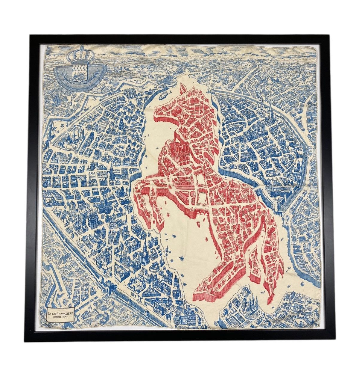 Hermes Vintage Hermes La Cite Cavaliere Silk Scarf Size ONE SIZE - 1 Thumbnail