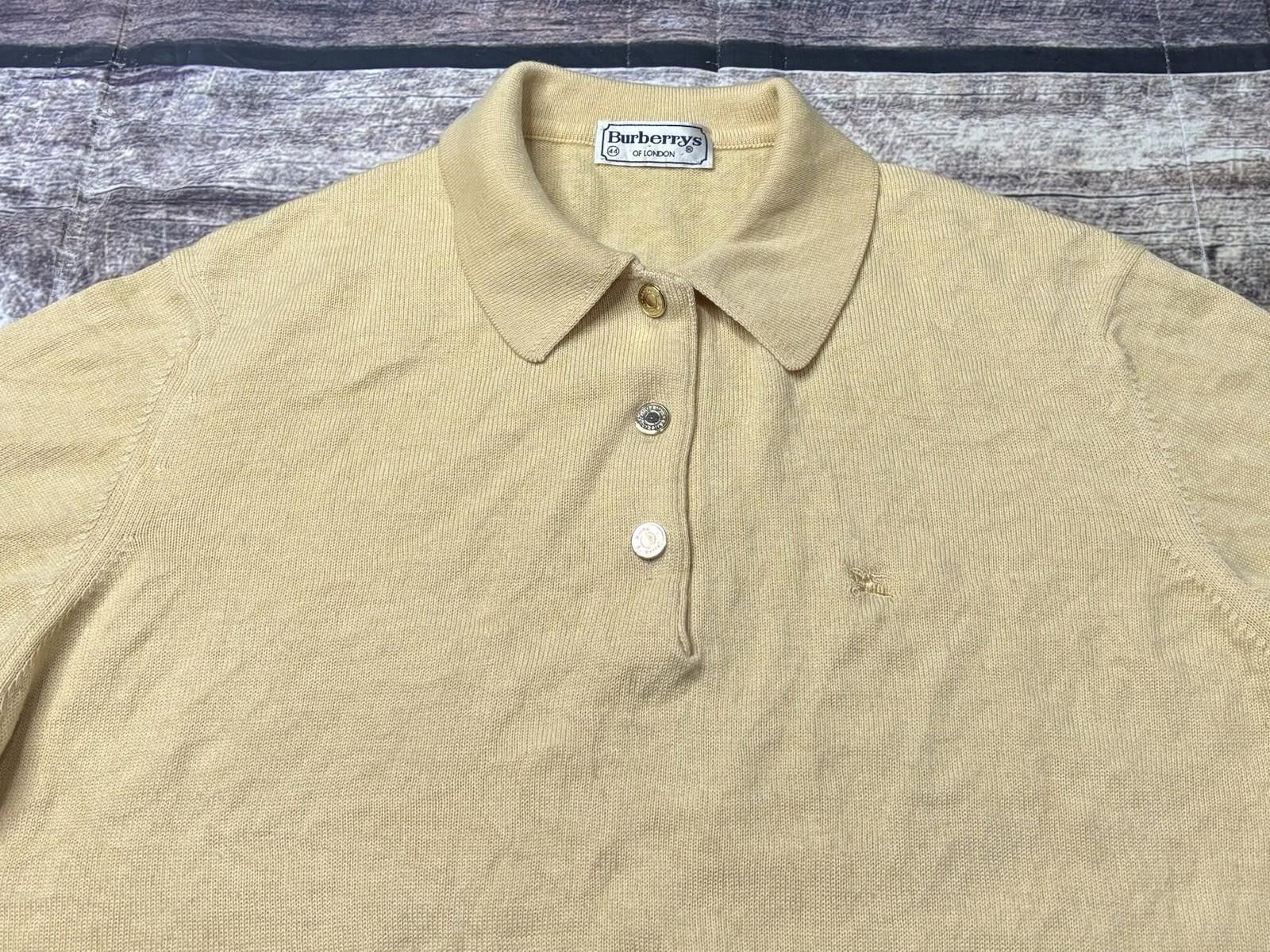 Burberry Burberry Sweater Womens 44 US Large Merino Wool Spain FLAW Size L / US 10 / IT 46 - 4 Thumbnail