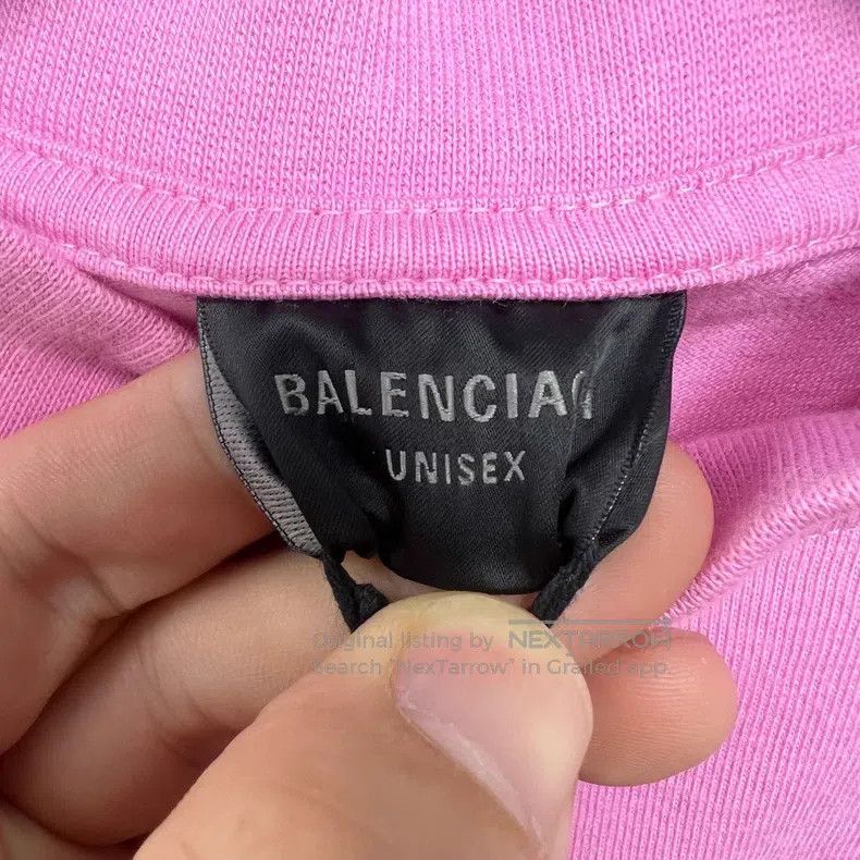 Balenciaga Balenciaga Flame Catastrophe Short Sleeve T-Shirt Pink Size US M / EU 48-50 / 2 - 3 Thumbnail
