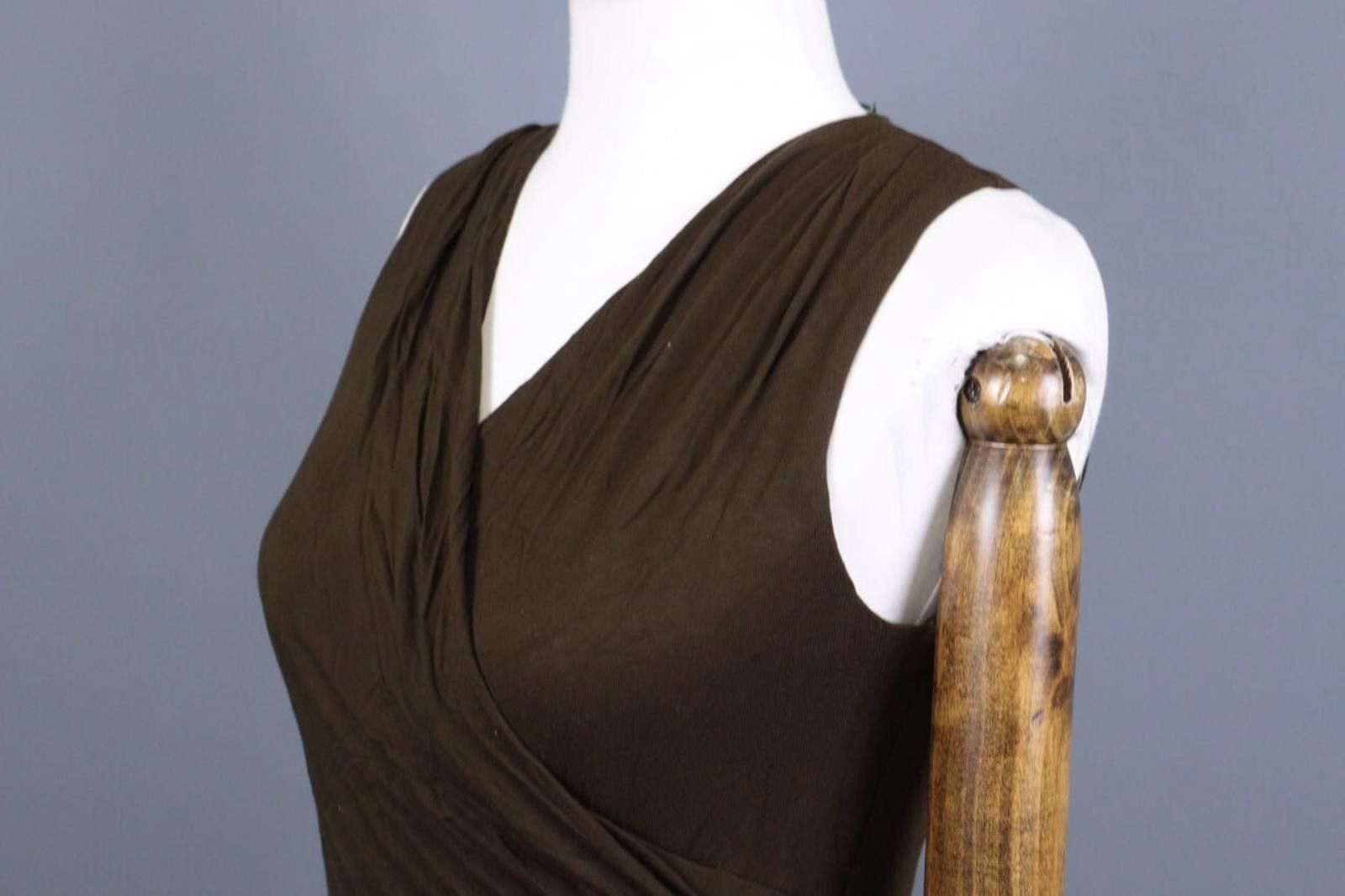Lauren Ralph Lauren Lauren Ralph Lauren Brown Bodycon Tank Midi Dress XS Size XS / US 0-2 / IT 36-38 - 10 Thumbnail