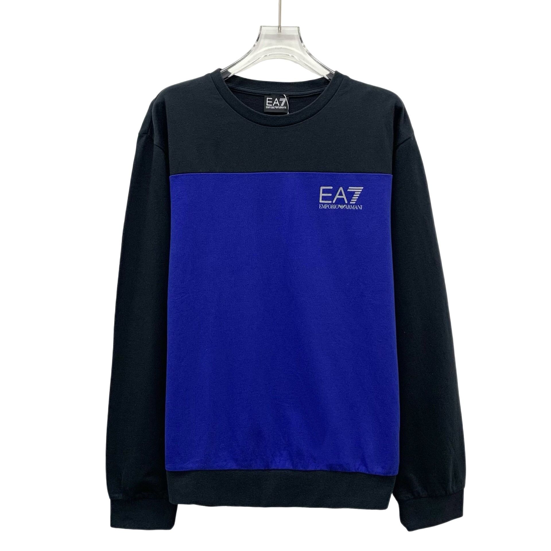 Emporio Armani EA7 Emporio Armani Colorblock Logo Sweatshirt Size M Size US M / EU 48-50 / 2 - 1 Thumbnail
