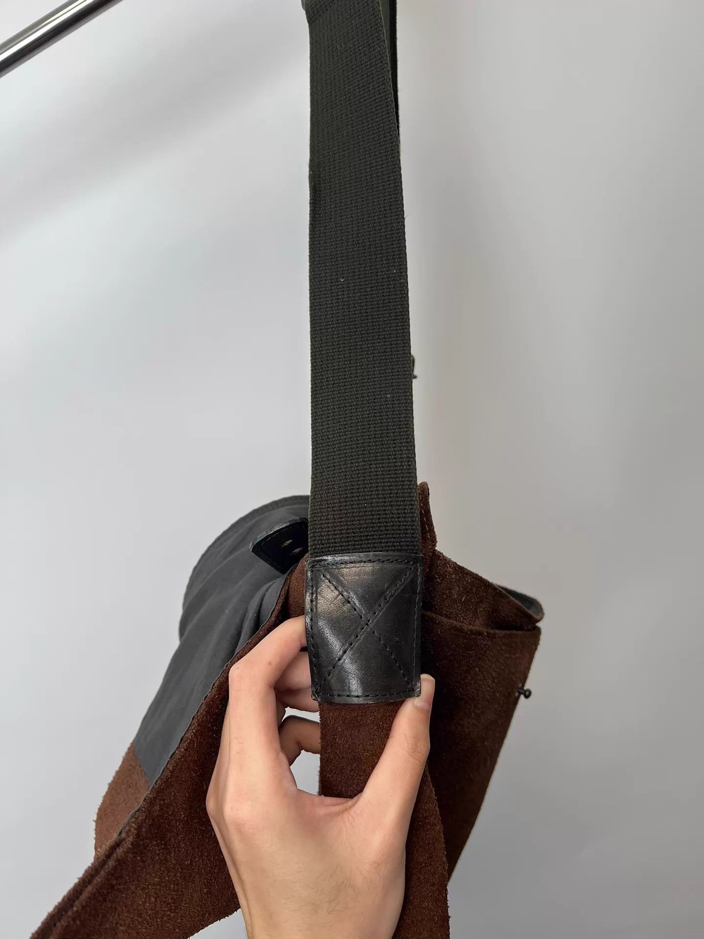Yohji Yamamoto Yohji Yamamoto YS for Man 90s Suede Crossbody Bag Size ONE SIZE - 6 Thumbnail