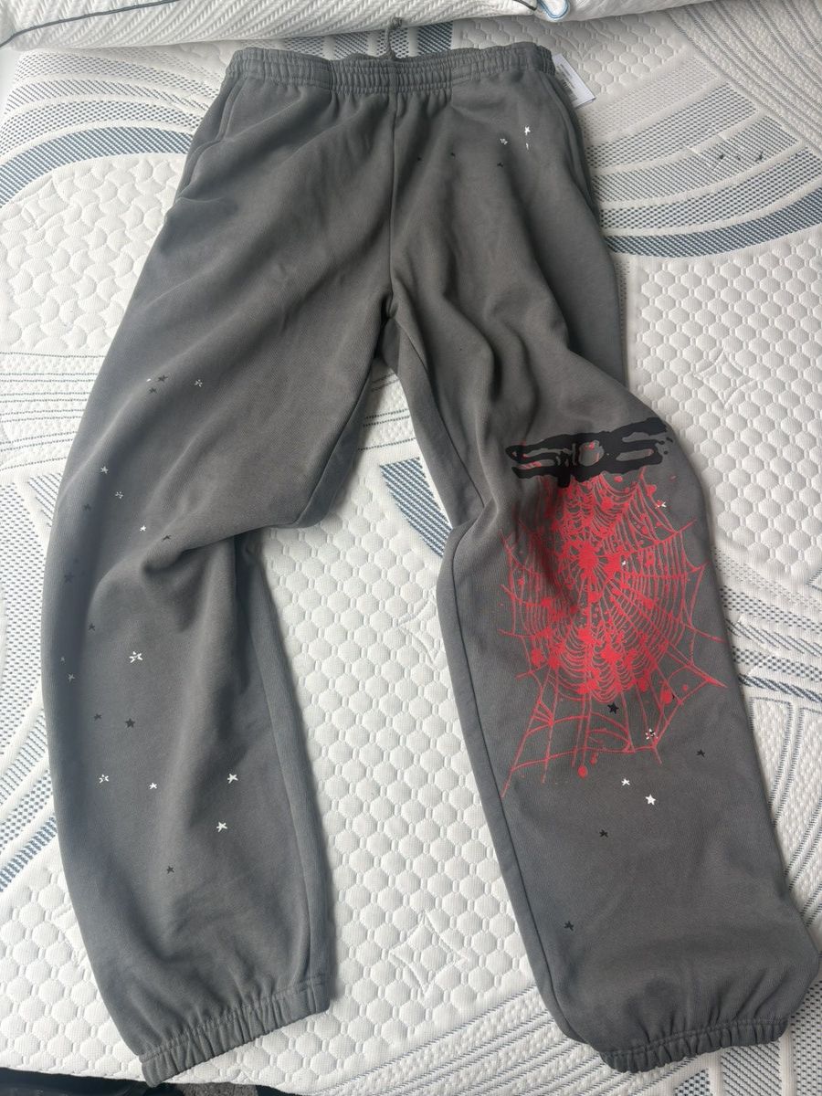Sp5der SP5DER SLAT Punk Sweatpants “Slate” Size US 34 / EU 50 - 2 Thumbnail