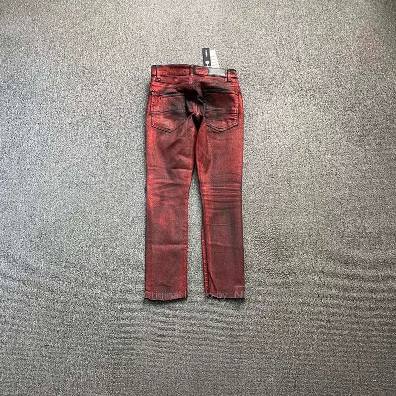 Amiri Amiri Size 29 Black and red jeans Size US 29 - 2 Thumbnail