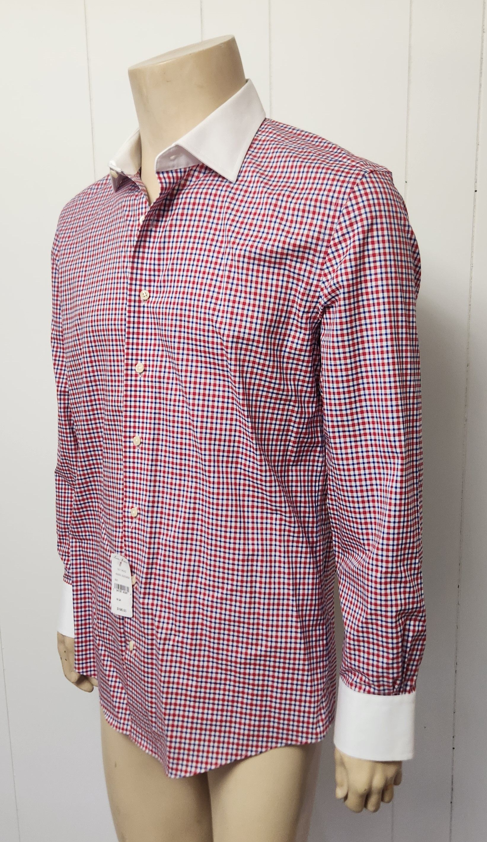 Brooks Brothers Brooks Brothers shirt 16-34 red white blue cotton NWT $198 Size US M / EU 48-50 / 2 - 2 Thumbnail