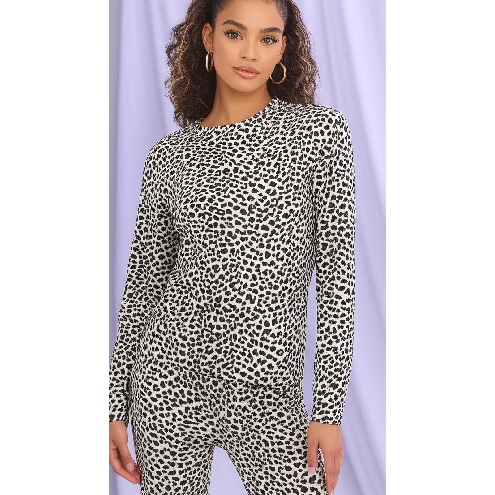 Victoria's Secret Victoria's Secret Women's XL Leopard Print Pajama Set Size 34" / US 12 / IT 48 - 1 Thumbnail