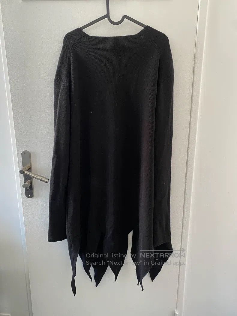 Comme des Garcons Comme Des Garcons Black Asymmetrical Knitwear Size US XL / EU 56 / 4 - 2 Thumbnail