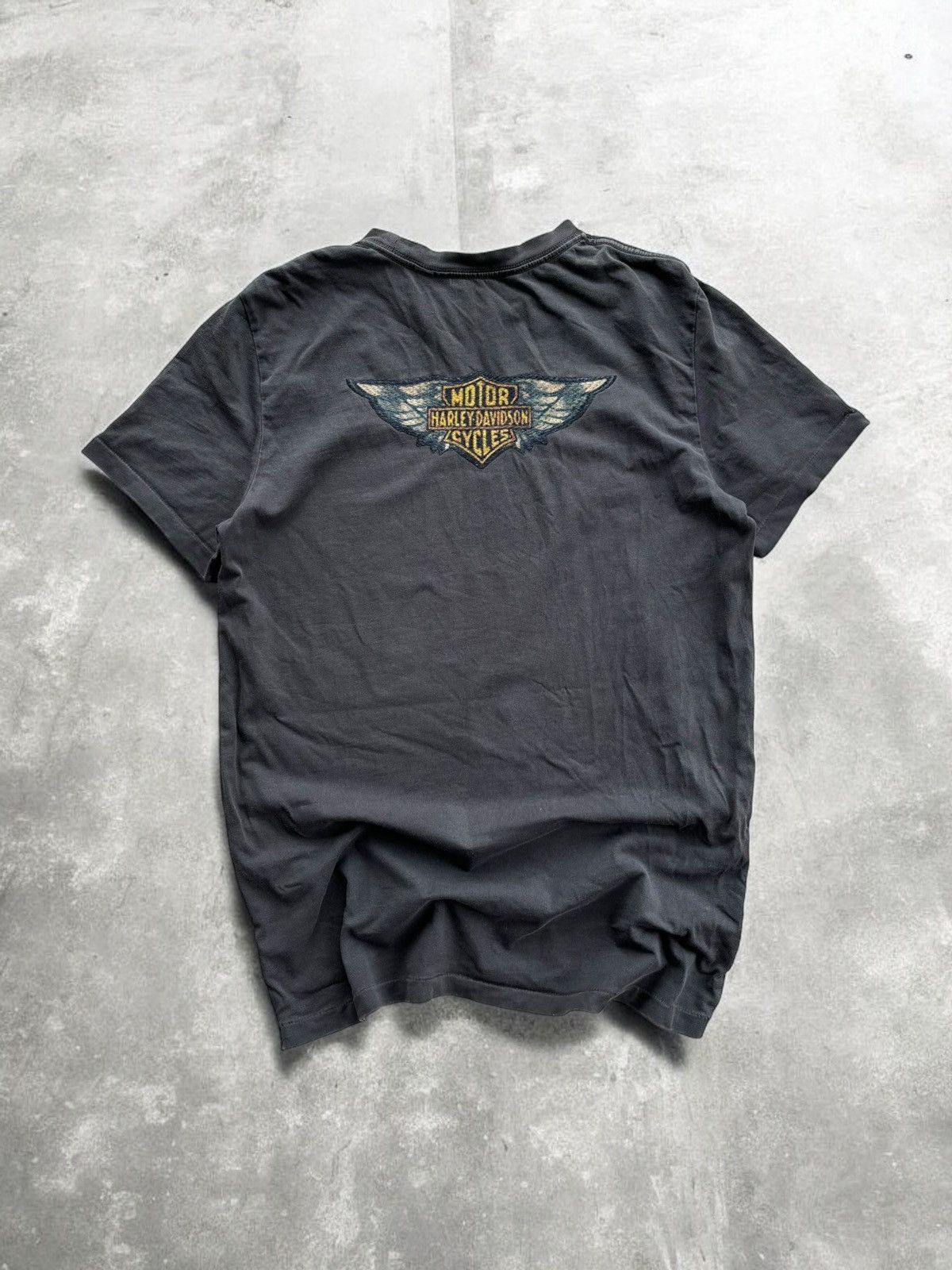 Harley Davidson × Japanese Brand × Vintage Vintage Harley Davidson 2000s Tee single stitch Size US M / EU 48-50 / 2 - 2 Thumbnail