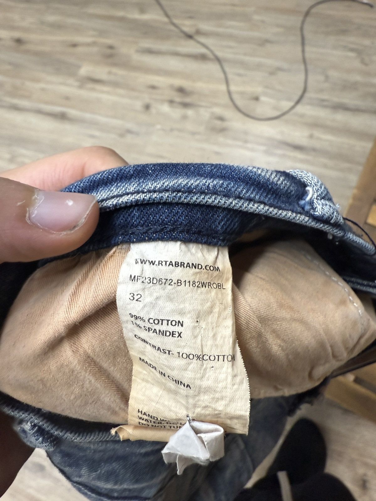 Rta RTA Denim Jeans Size US 32 / EU 48 - 10 Thumbnail