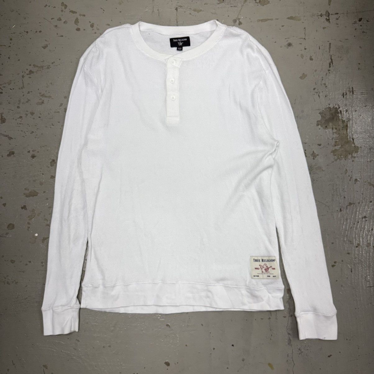 True Religion True Religion Men’s Long Sleeve Henley Thermal Top Size US XL / EU 56 / 4 - 1 Thumbnail