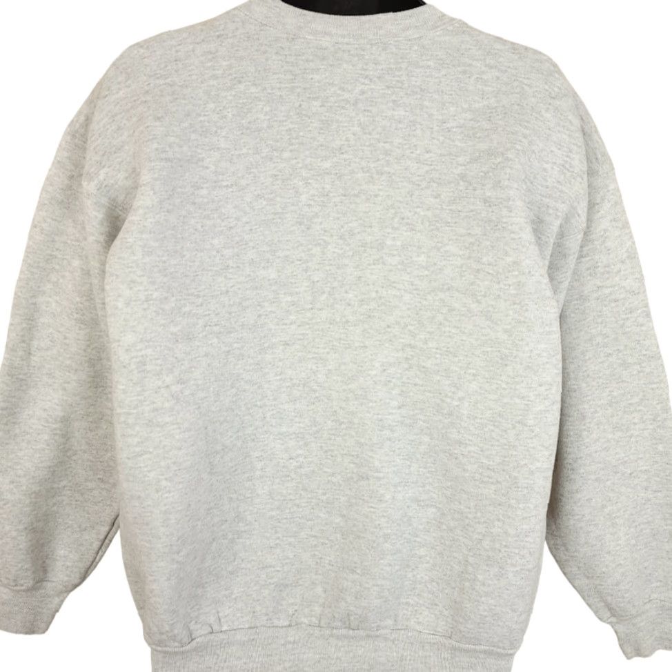 Hanes VINTAGE Plaid Brothers Software Sweatshirt Mens Size Large 90s Finance Tech Hanes Crew Neck Pullover Cotton Blend Gray Size US L / EU 52-54 / 3 - 4 Thumbnail