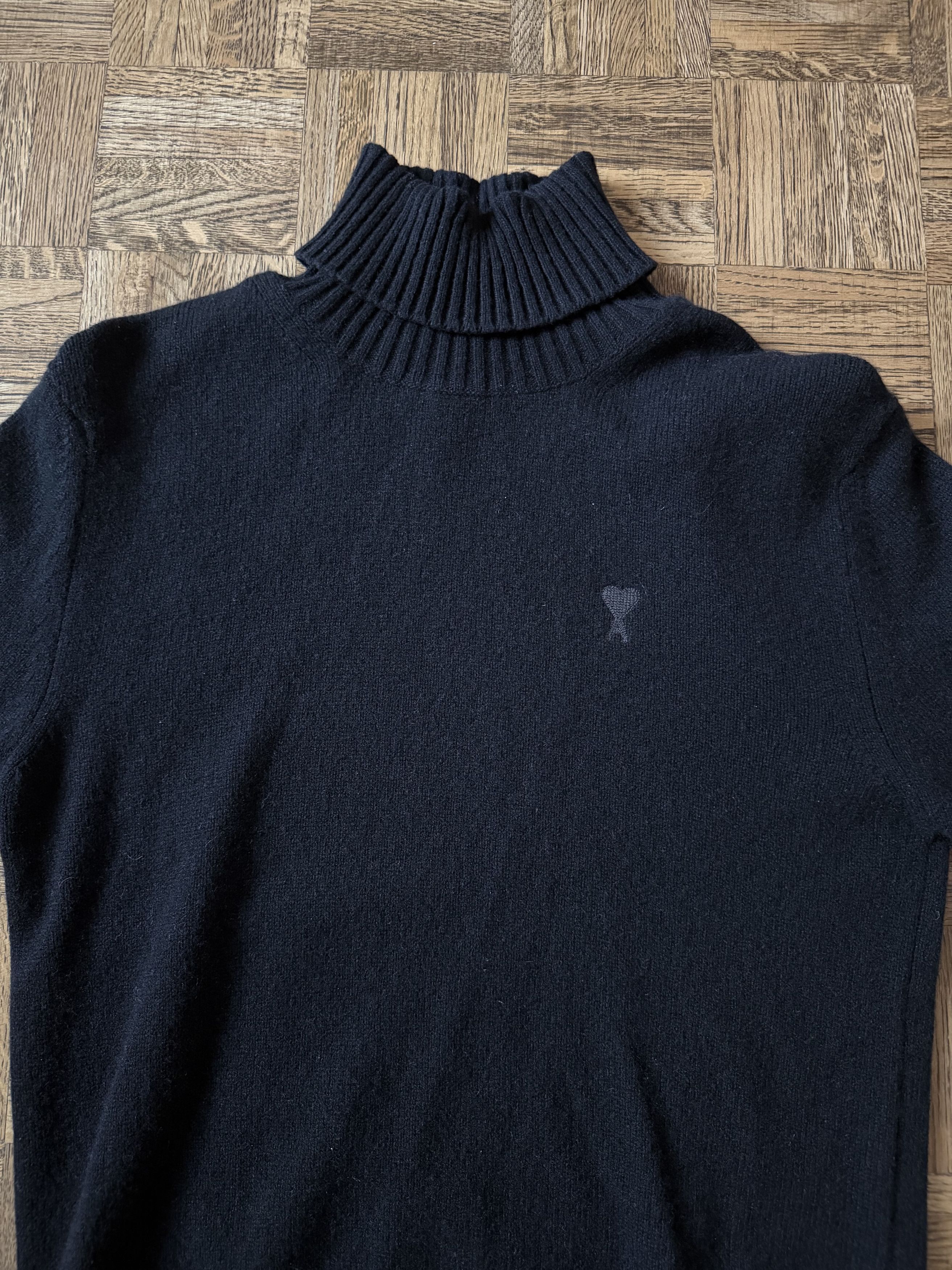 AMI AMI Paris Black Turtleneck Knit Sweater Size S Size US S / EU 44-46 / 1 - 3 Thumbnail