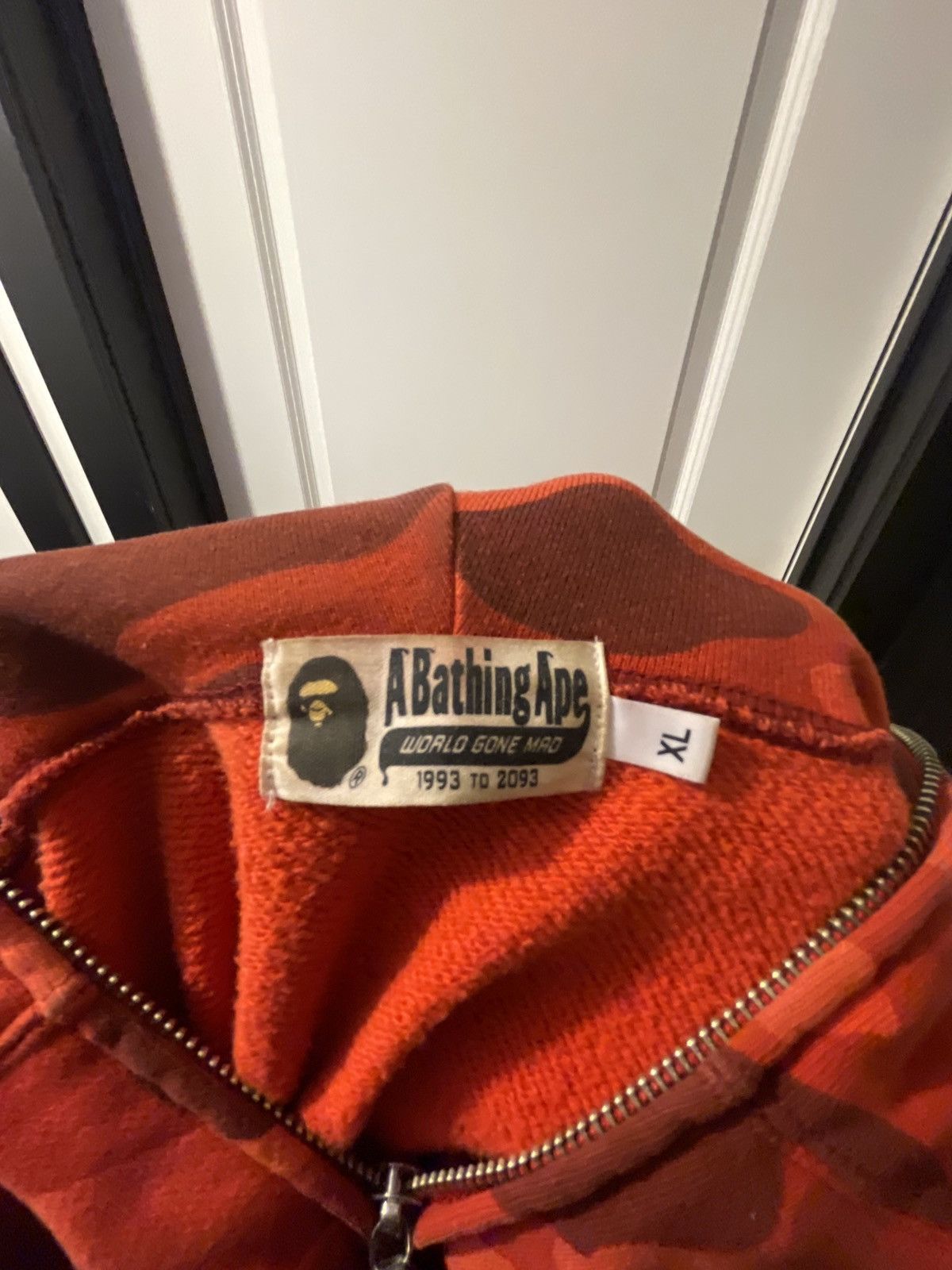 Bape Red Shark Bape Hoodie Size US XL / EU 56 / 4 - 6 Thumbnail
