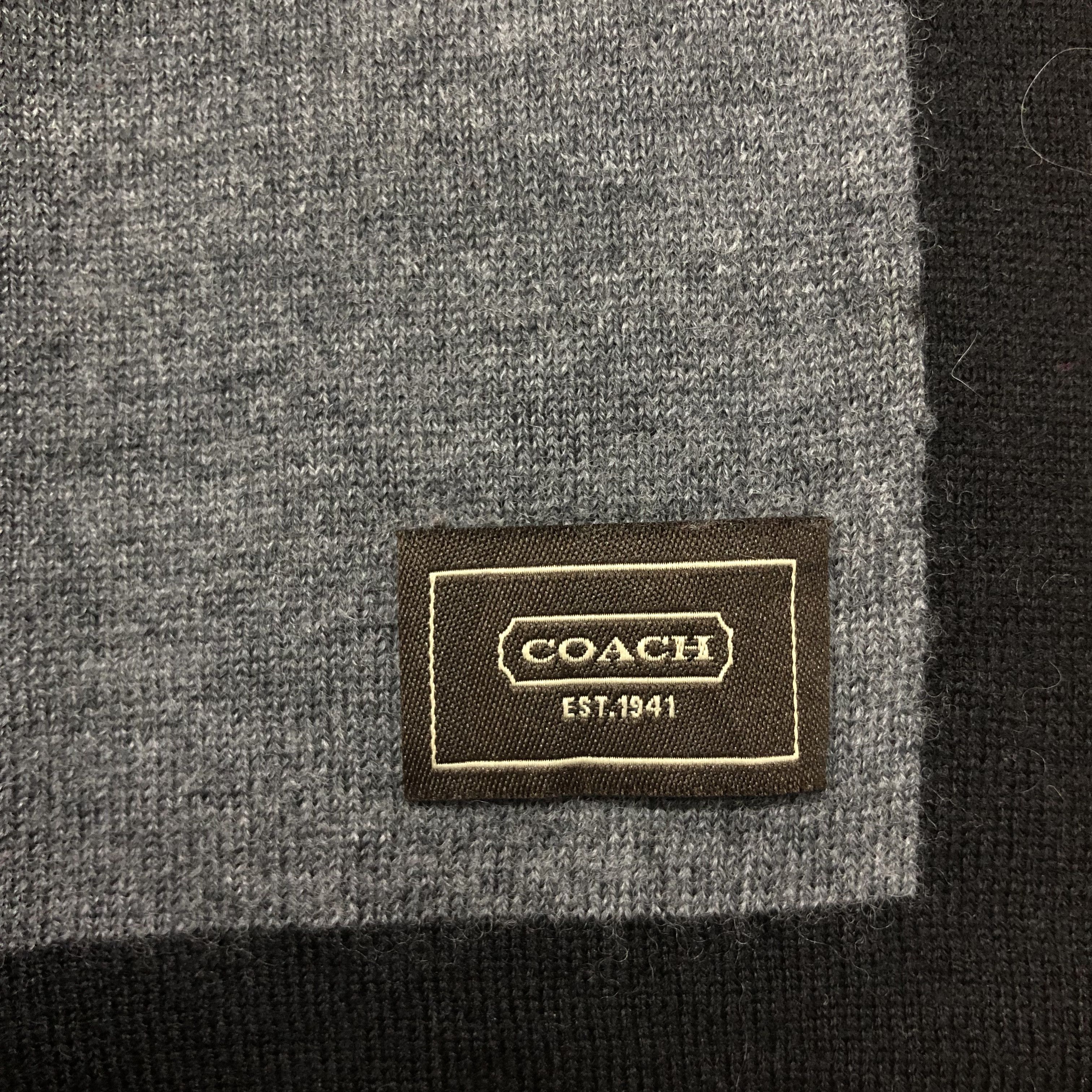 Coach × Vintage Vintage Coach Scarf Muffler MF363 Size ONE SIZE - 4 Thumbnail