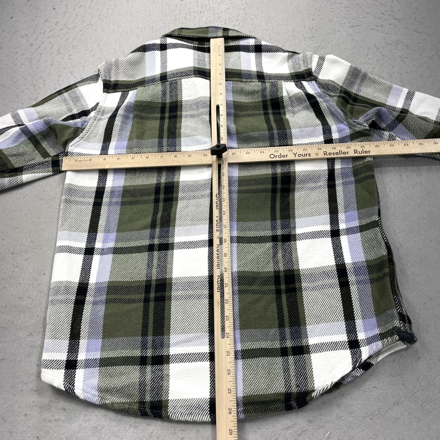 Outerknown Outerknown Blanket Shirt Mens M Green Plaid 100% Cotton Flannel Surf Casual Shirt Size US M / EU 48-50 / 2 - 7 Thumbnail