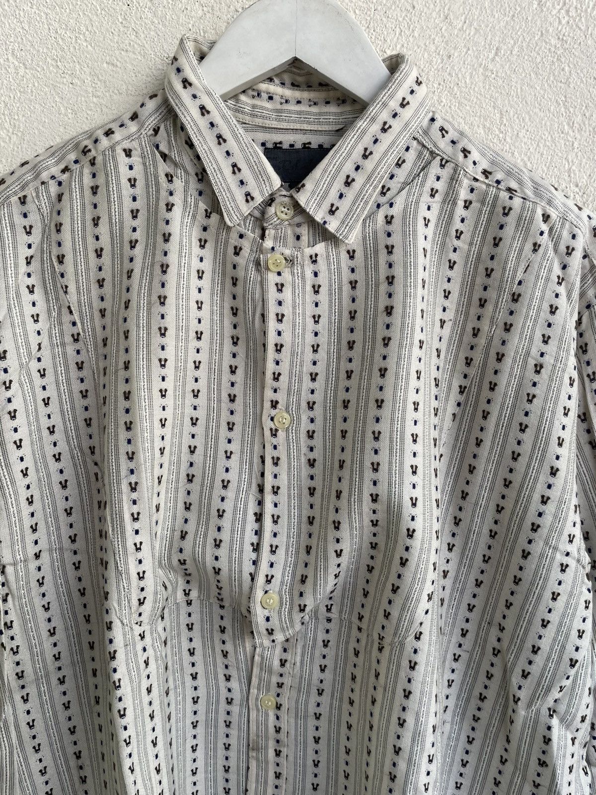 RRL Ralph Lauren 2000s Archive Designer Button Up Y2K Hysteric Ifsix Acne LGB Size US XXL / EU 58 / 5 - 2 Thumbnail
