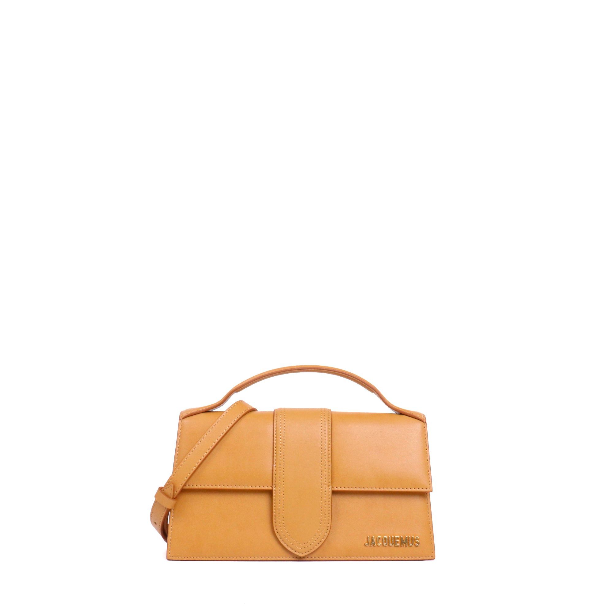 Jacquemus JACQUEMUS - Le Grand Bambino Jacquemus shoulder bag in brown leather Size ONE SIZE - 1 Thumbnail