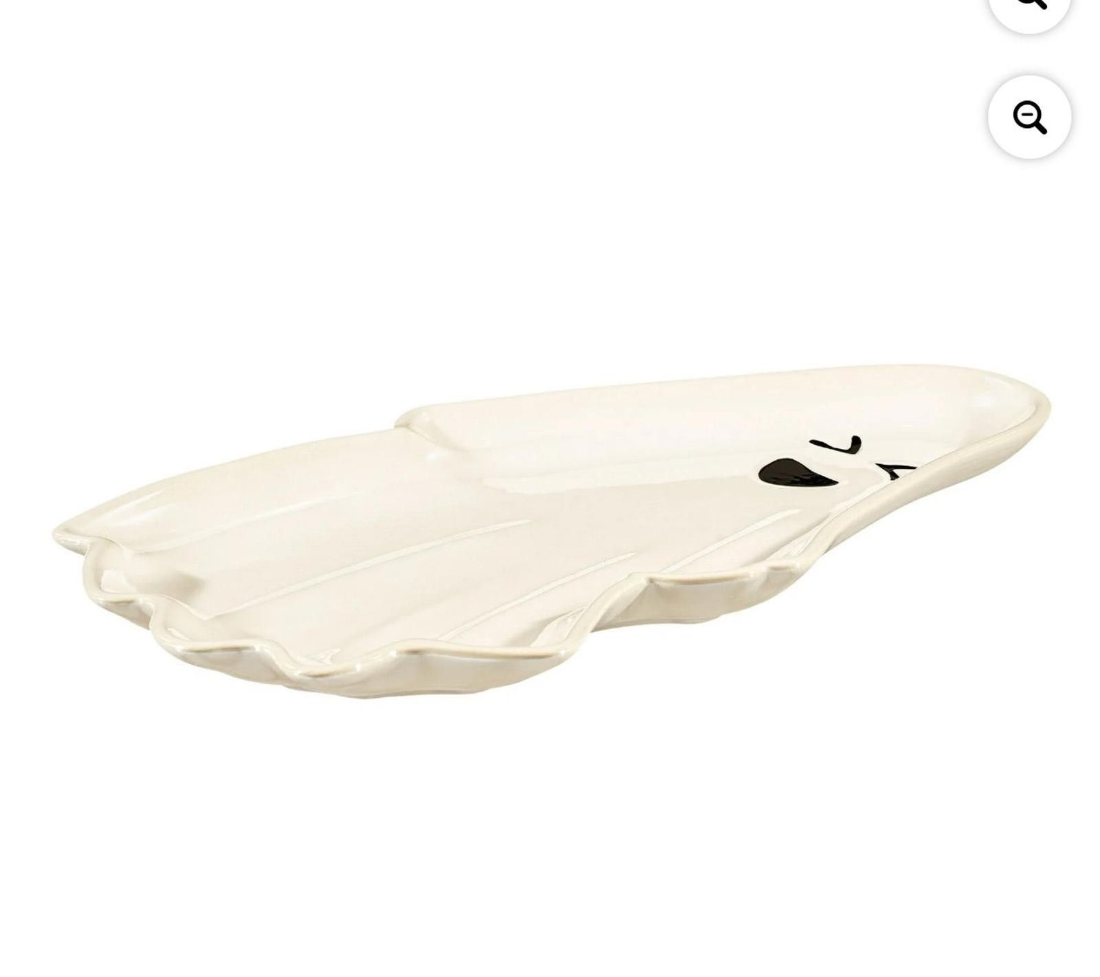 Designer Ghost Platter approximately 12” x 7” Food safe / display use Size ONE SIZE - 4 Thumbnail