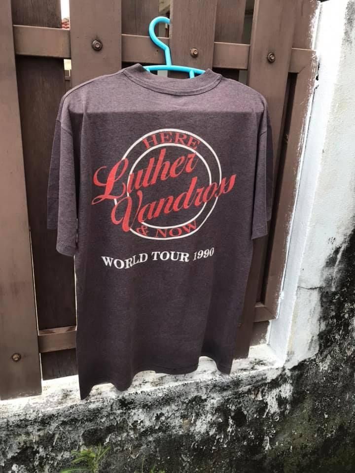Band Tees × Hanes × Vintage Vintage Luther Vandeross World Tour 1990 Size US L / EU 52-54 / 3 - 5 Thumbnail