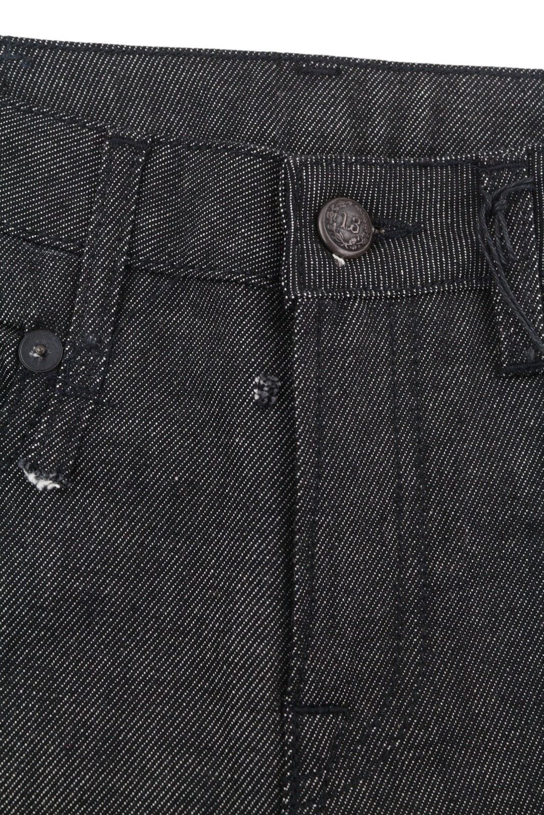 R13 BOY STRAIGHT 27 Vintage Grey Zip Fly Dark Denim 85810 Size 27" / US 4 / IT 40 - 10 Thumbnail