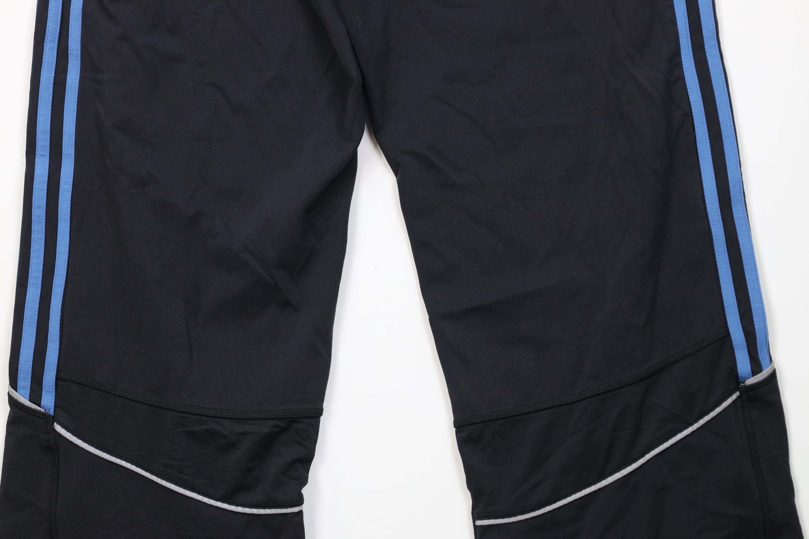 Adidas Vintage Y2K Adidas Reflective Wide Leg Pants Black Stretch Size US 34 / EU 50 - 13 Thumbnail
