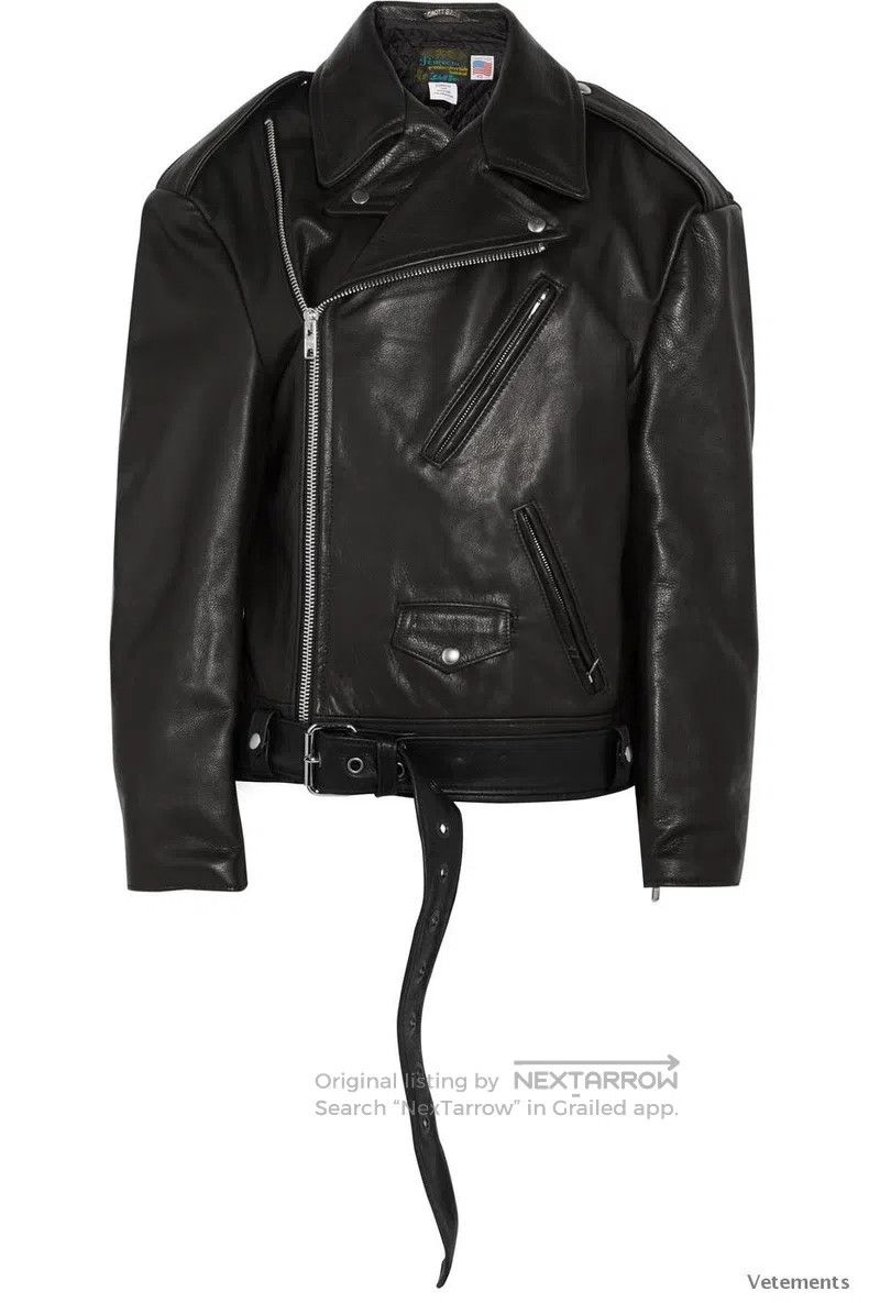 Vetements Vetements Motorcycle leather jacket Size US XS / EU 42 / 0 - 2 Thumbnail
