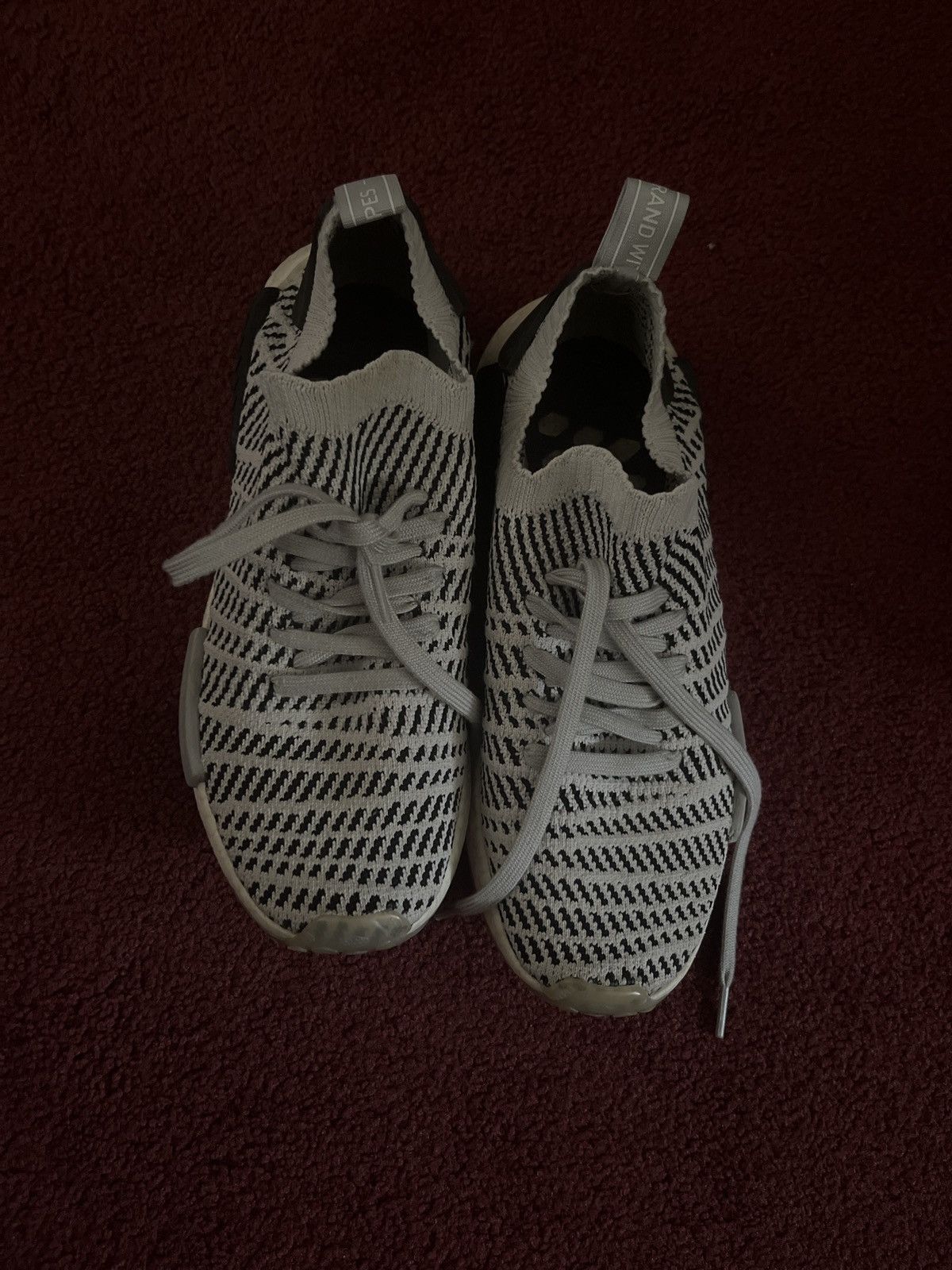 Adidas Adidas NMD Grey Primeknit Size US 9.5 / EU 42-43 - 1 Thumbnail