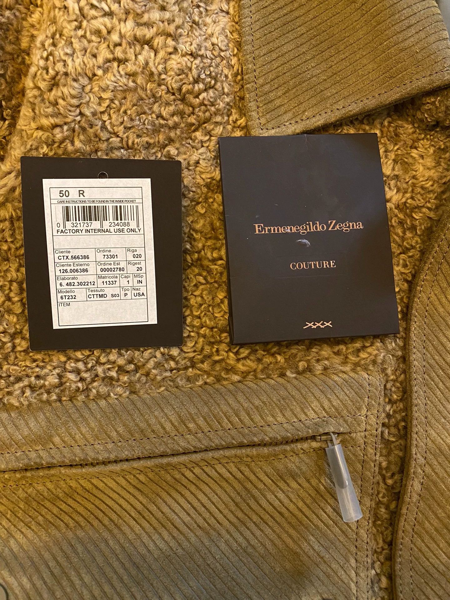Ermenegildo Zegna Zegna Couture xxx Vintage Shearling Leather Jacket Size US M / EU 48-50 / 2 - 5 Thumbnail