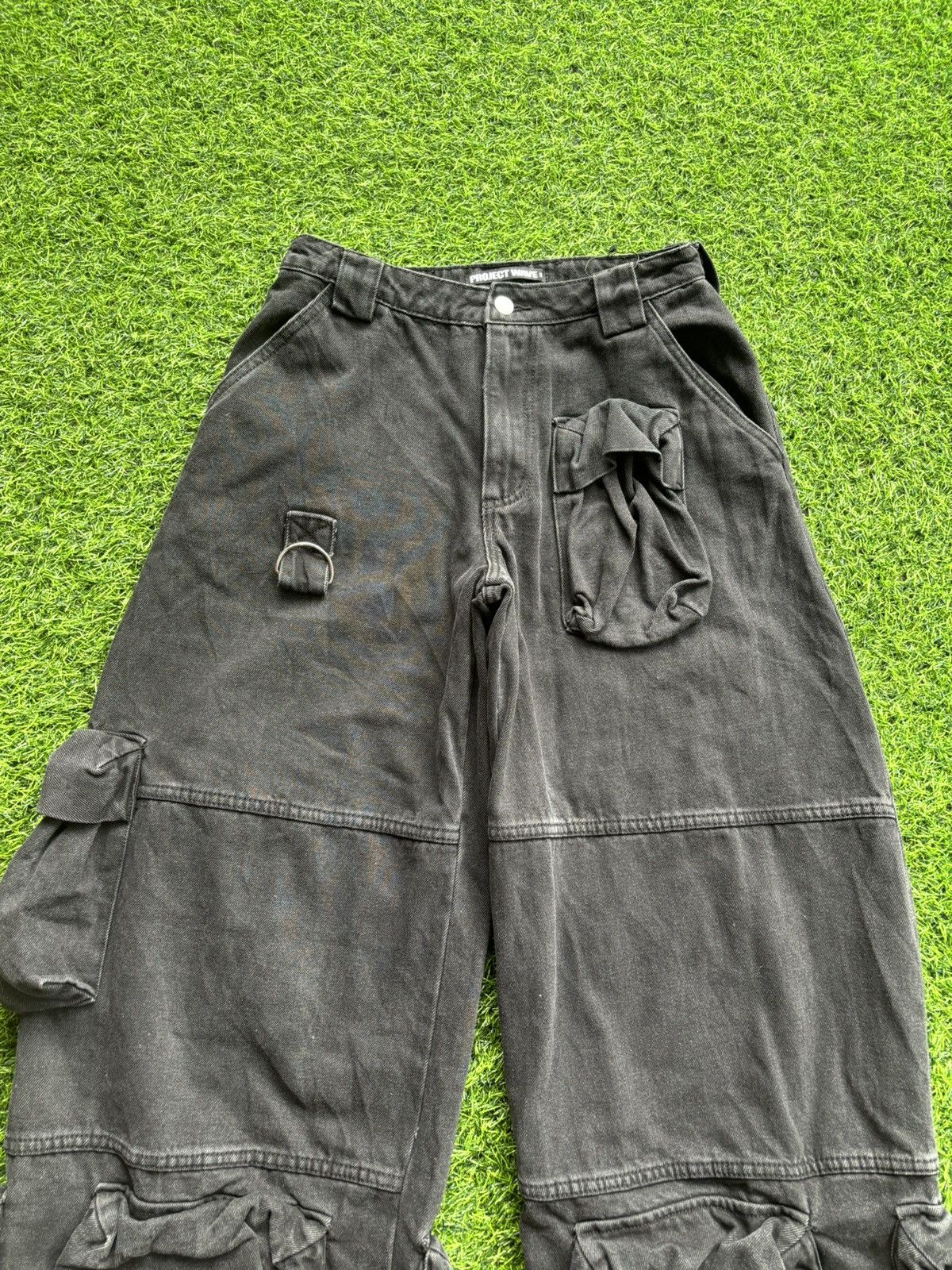 Hysteric Glamour Y2k Multi Pocket Project Wave Ifsix Punk Style Pants Size US 28 / EU 44 - 4 Thumbnail