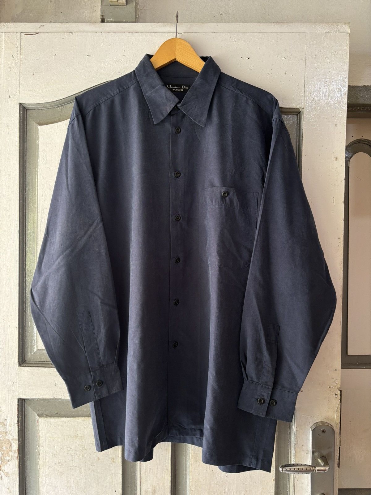 Christian Dior Monsieur Vintage Christian Dior Monsieur Shirts Size US XL / EU 56 / 4 - 1 Thumbnail