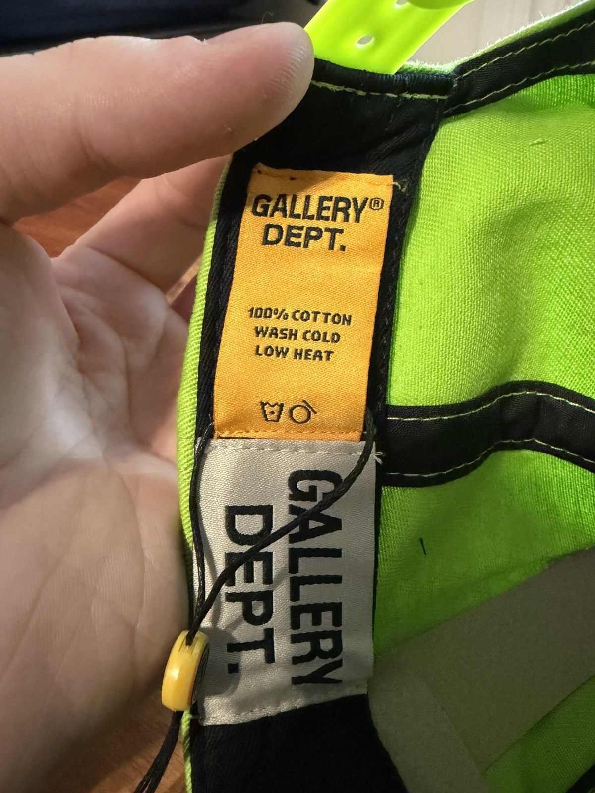 Gallery Dept. Gallery dept logo hat flo green Size ONE SIZE - 6 Thumbnail