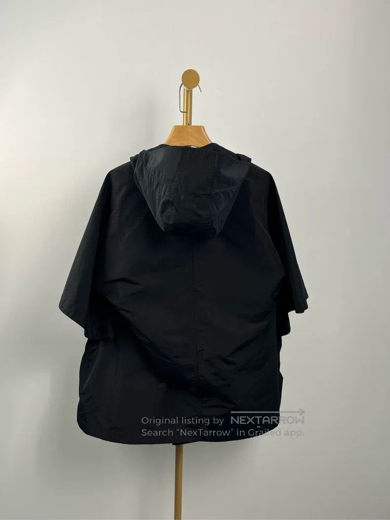 Louis Vuitton Black Full Logo Hooded Short Sleeve Jacket