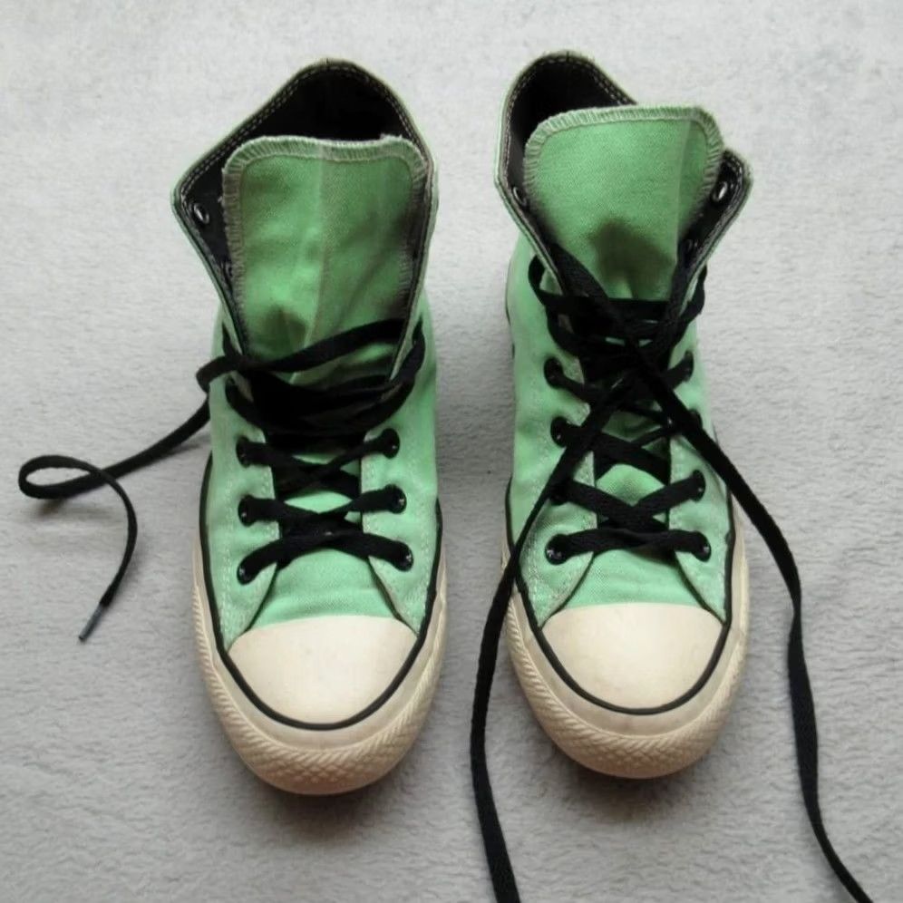 Converse Converse Chuck Taylor Mens 8.5 Womens 10 Green All Star High Top Sneaker Read Size M / US 6-8 / IT 42-44 - 3 Thumbnail