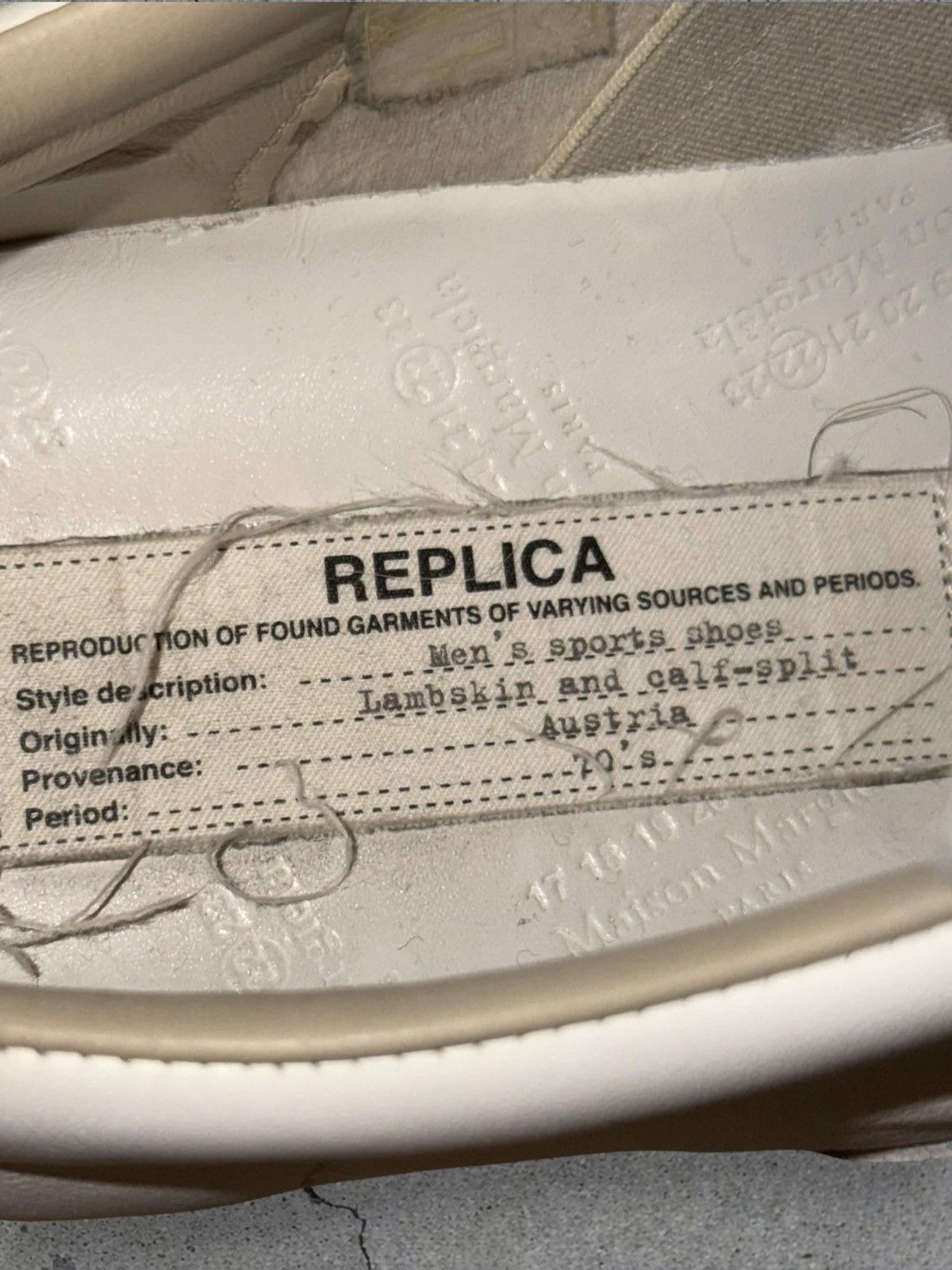 Maison Margiela Maison Margiela Gat White Size US 9 / EU 42 - 6 Thumbnail