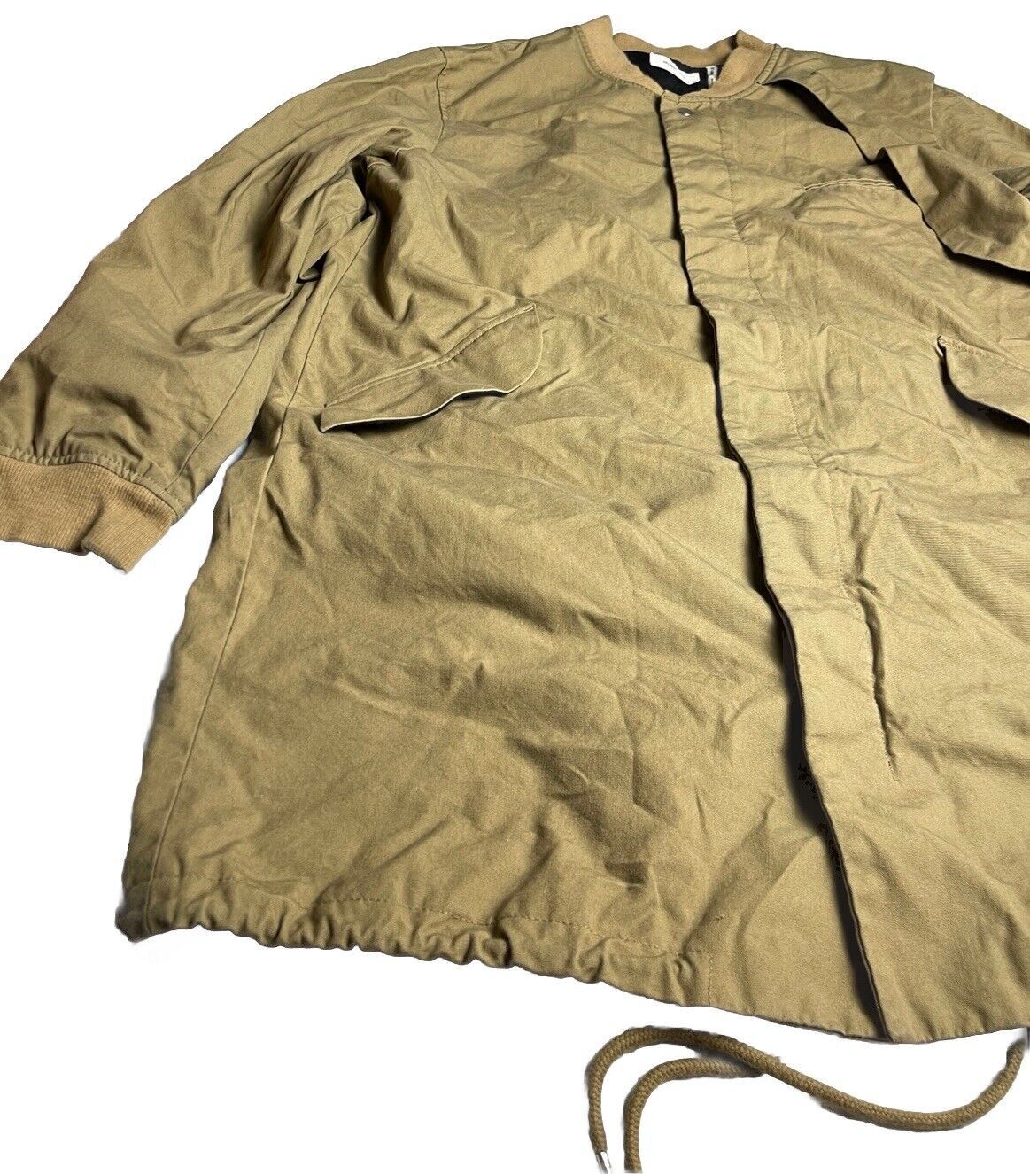 Helmut Lang Helmut Lang Men’s Long Coat Snap Button Jacket Size XL Size US XL / EU 56 / 4 - 2 Thumbnail